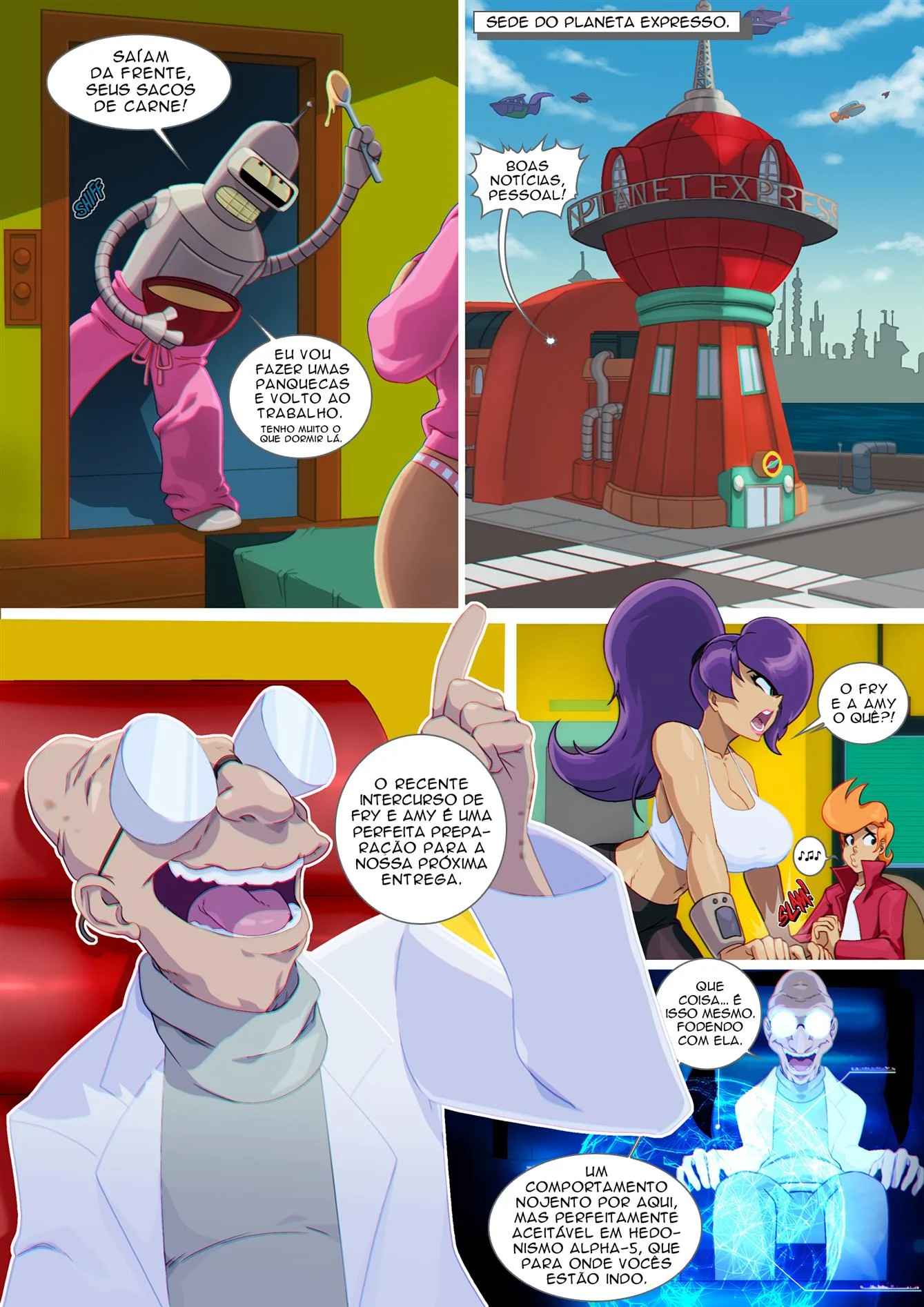 Futurama Fry e Amy &ndash; Anal &ndash; Legendas em PT-BR