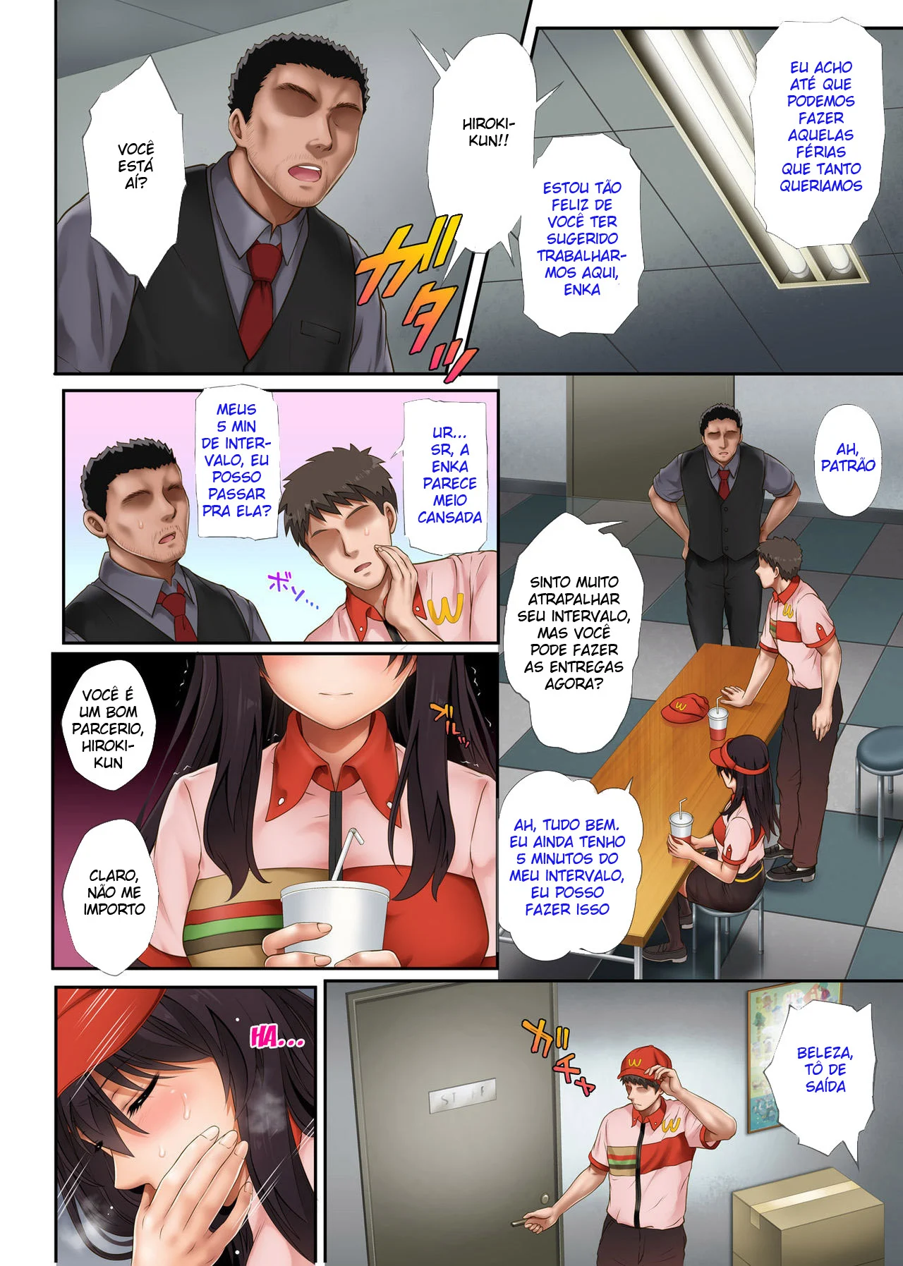 Gerente do Mc Donalds fodendo a funcion&aacute;ria gostosa 3 &ndash; HQ Hentai &ndash; Todo em PT-BR