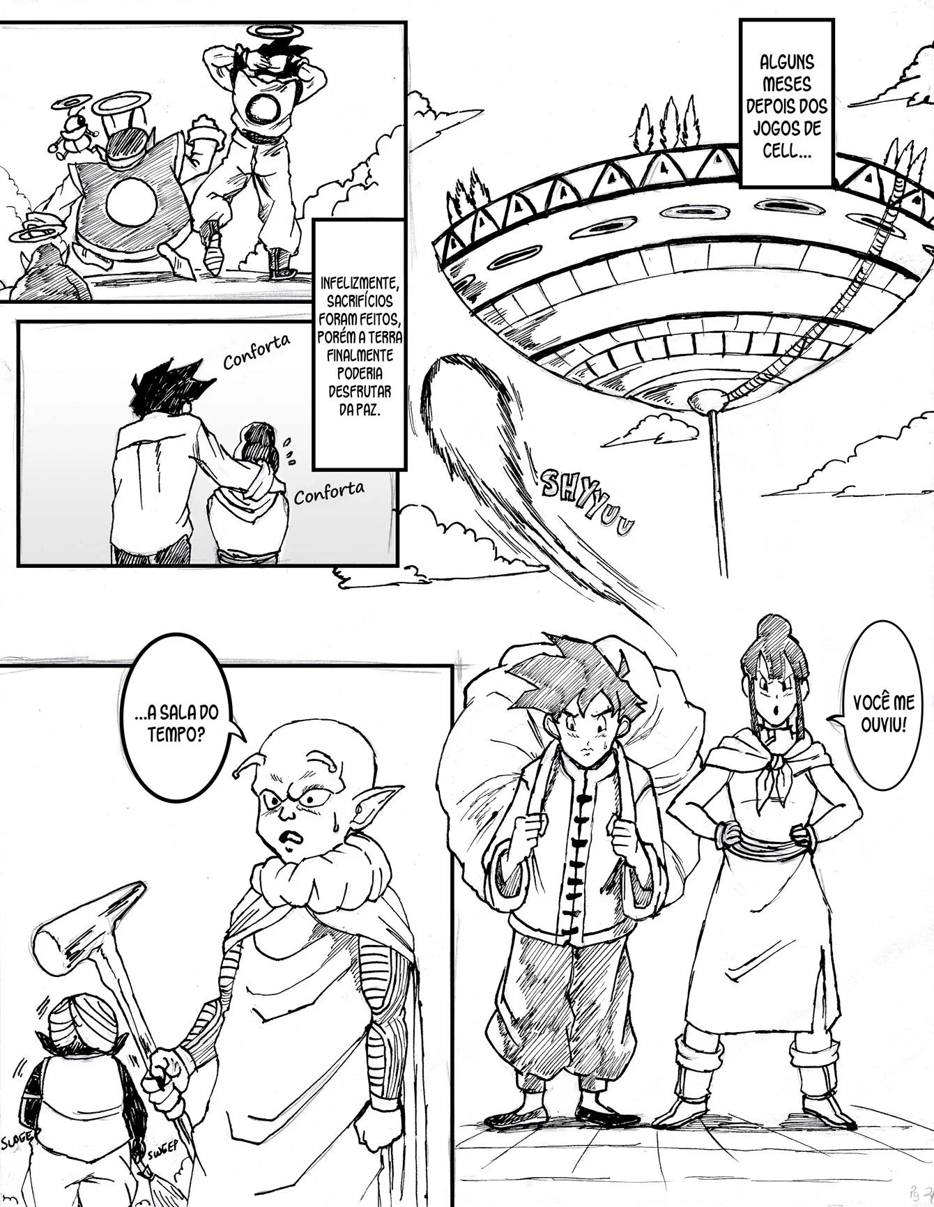 Gohan e Chichi na sala do tempo &ndash; HQ Porn&ocirc; &ndash; PT-BR