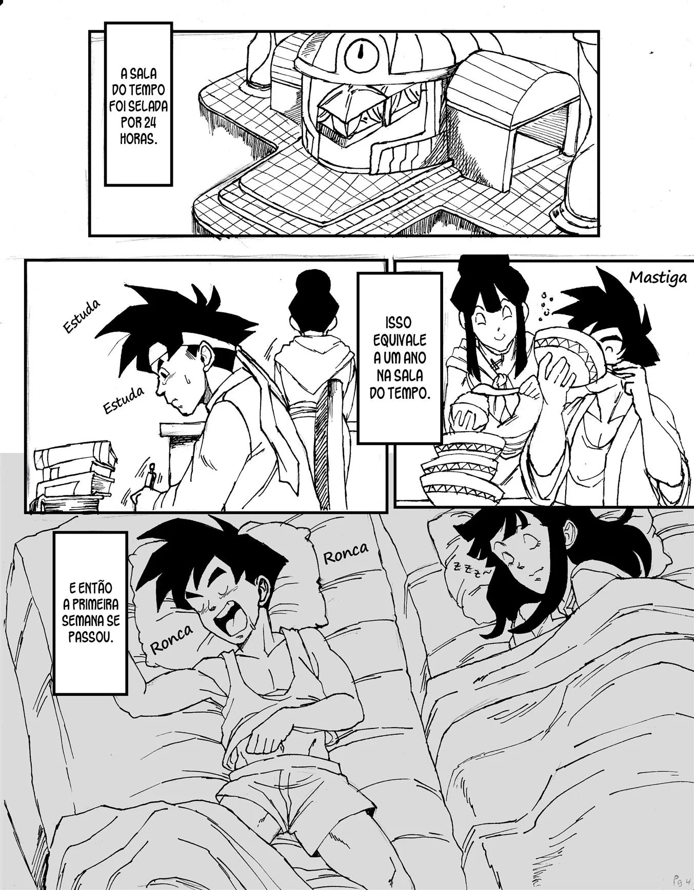 Gohan e Chichi na sala do tempo – HQ Pornô – PT-BR Gohan e Chichi na sala do tempo – HQ Pornô – PT-BR