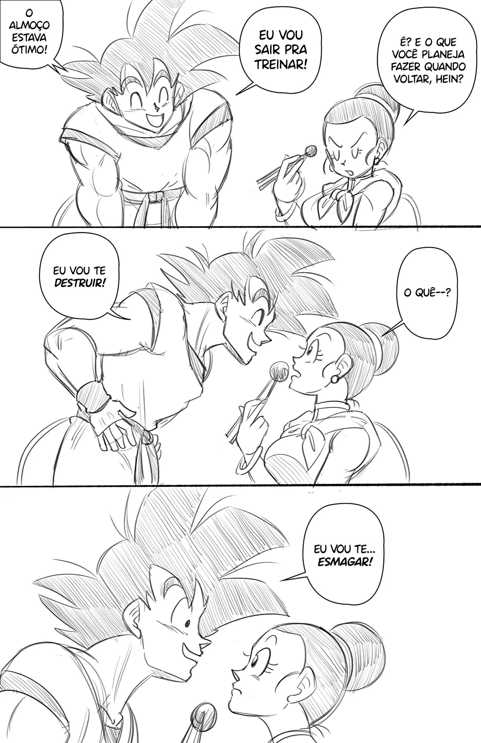 Goku destr&oacute;i o cu de Chi Chi &ndash; Dragon Ball Hentai &ndash; Exclusivo aqui