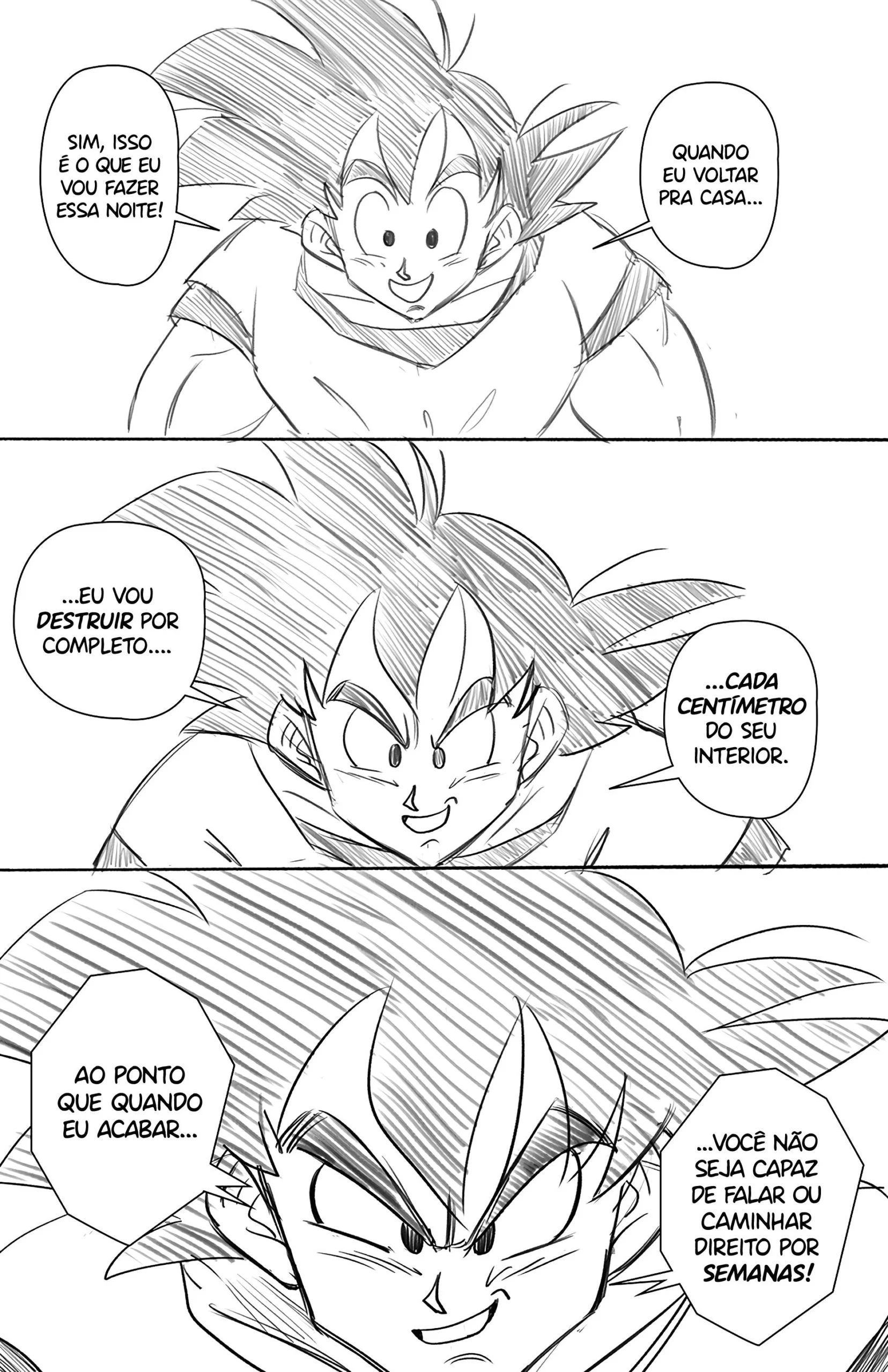 Goku destr&oacute;i o cu de Chi Chi &ndash; Dragon Ball Hentai &ndash; Exclusivo aqui