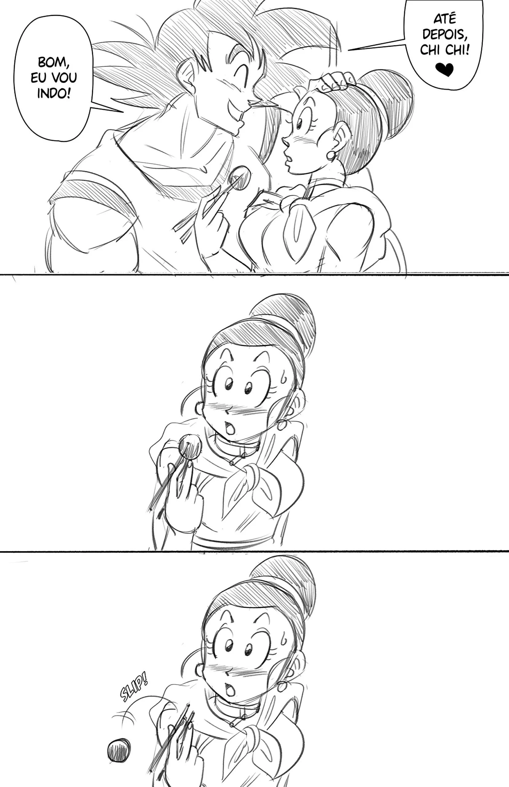 Goku destr&oacute;i o cu de Chi Chi &ndash; Dragon Ball Hentai &ndash; Exclusivo aqui