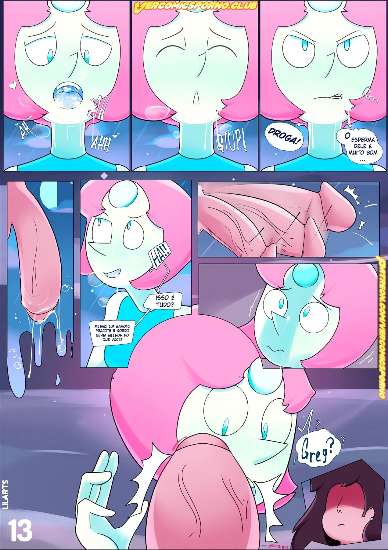 Greg Universe e as j&oacute;ias da lux&uacute;ria &ndash; Steven Universo Hentai &ndash; Quadrinho De Sexo Em PT-BR