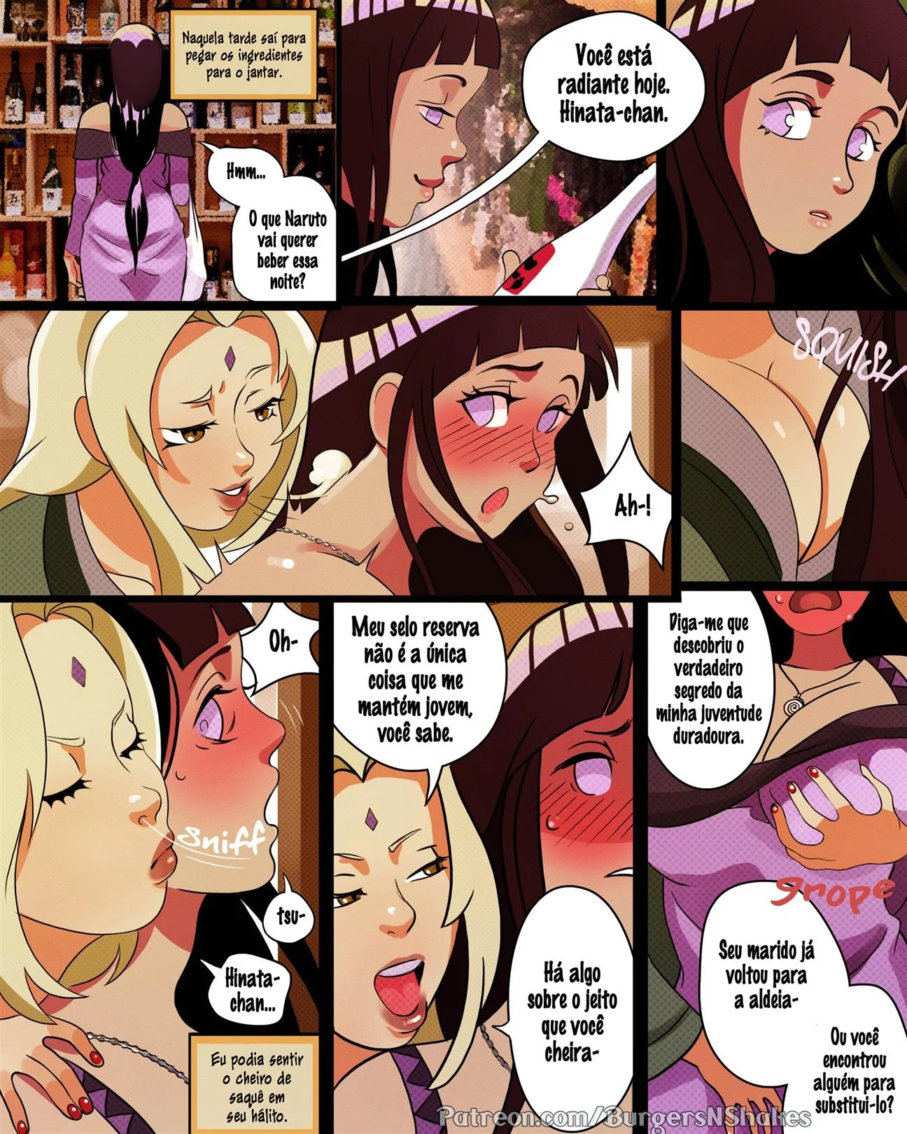Hinata viciada no pau de Boruto &ndash; Incesto &ndash; Quadrinho De Sexo Em PT-BR