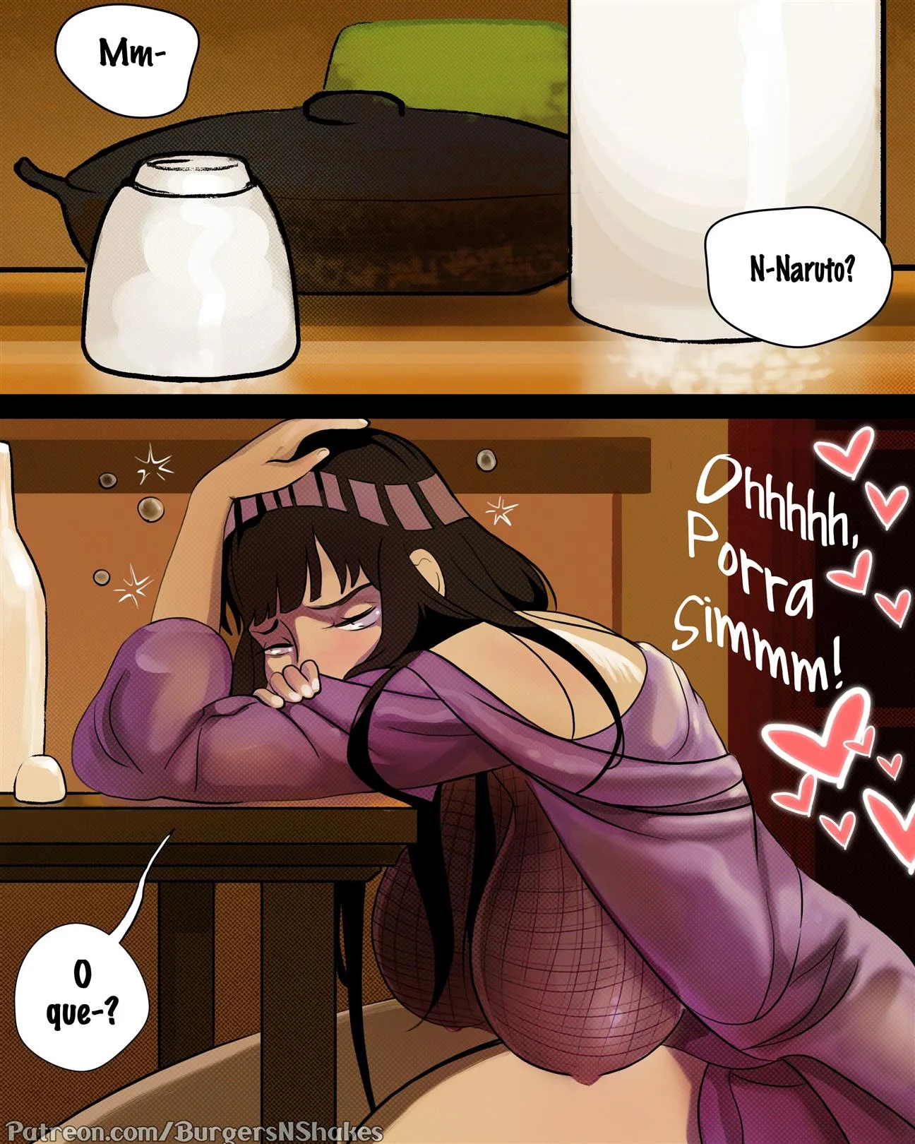 Hinata viciada no pau de Boruto &ndash; Incesto &ndash; Quadrinho De Sexo Em PT-BR