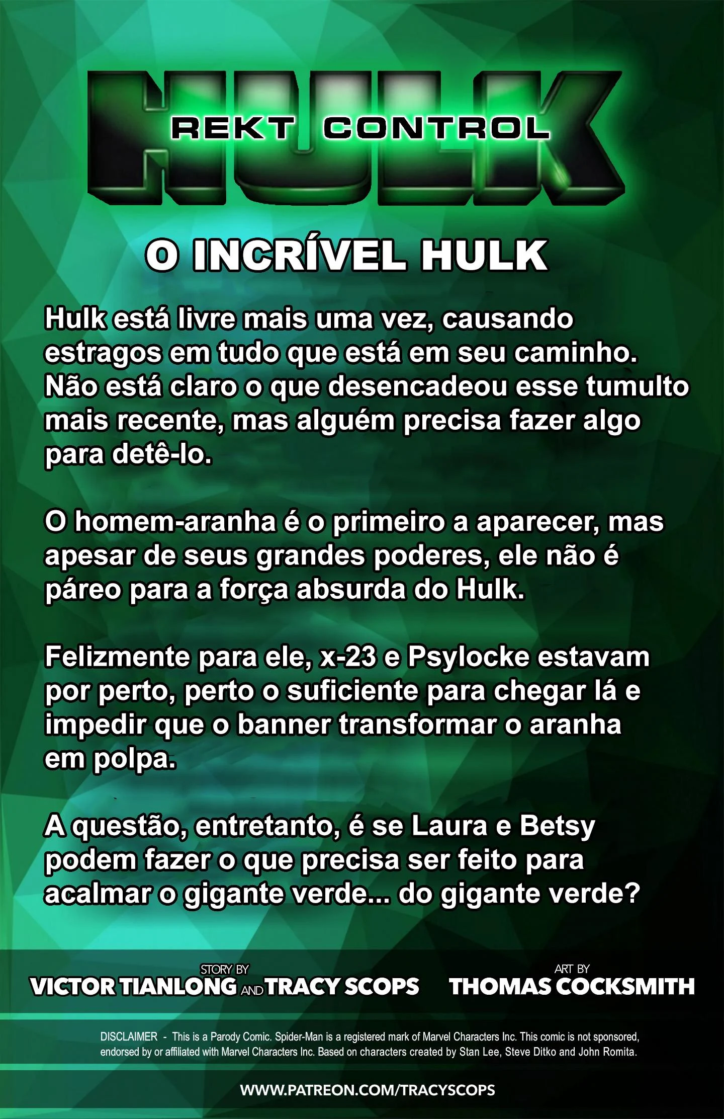 Hulk fora de controle 2 &ndash; Quadrinhos Eroticos &ndash; Tradu&ccedil;&atilde;o revisada