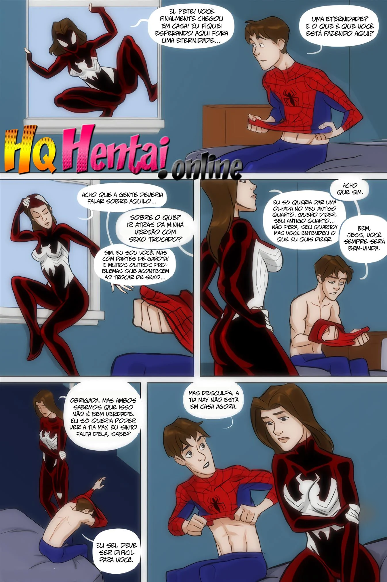 Incesto Aranha &ndash; Quadrinhos Eroticos &ndash; Sem Censura