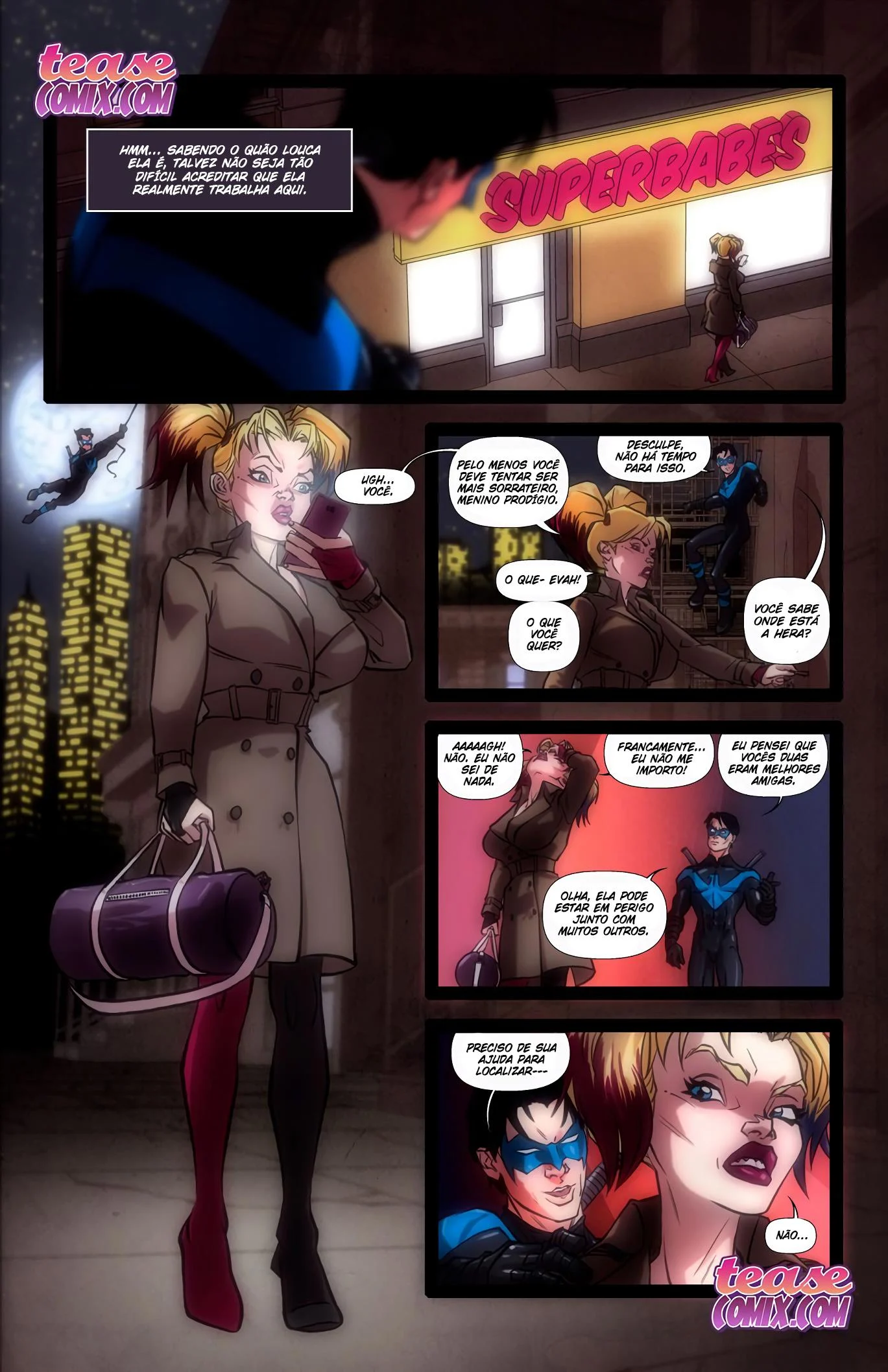 Interrogando Arlequina – Loira – Sem Censura