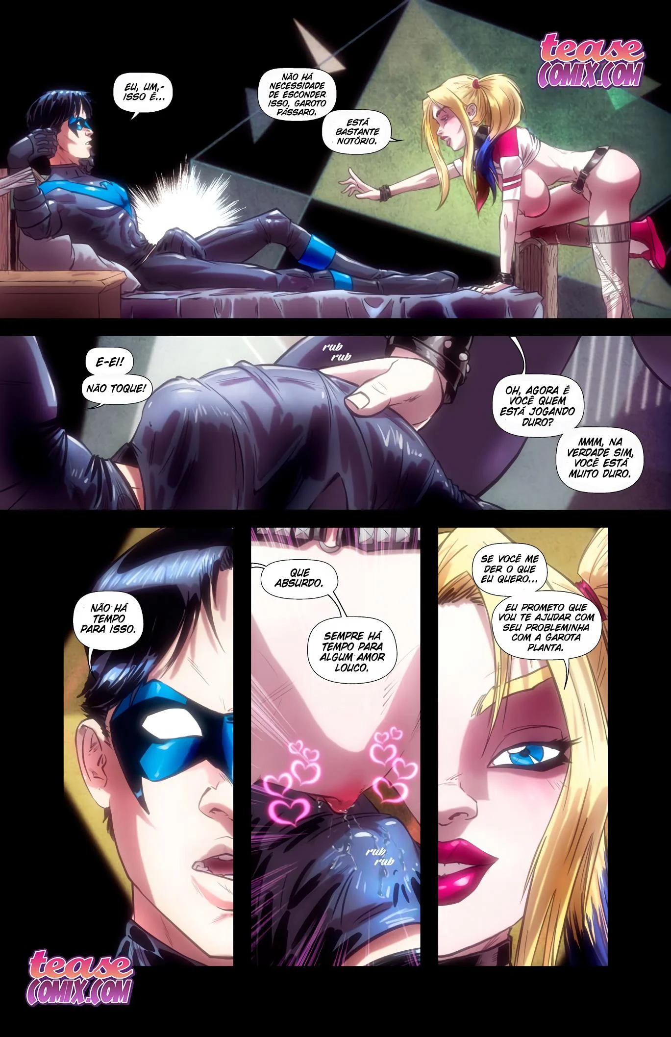 Interrogando Arlequina – Loira – Sem Censura Interrogando Arlequina – Loira – Sem Censura