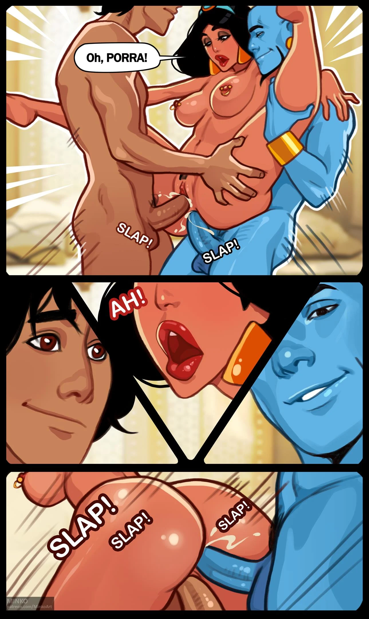 Jasmine recompensando seu her&oacute;i &ndash; Hentai Sem Censura &ndash; Em Portugu&ecirc;s