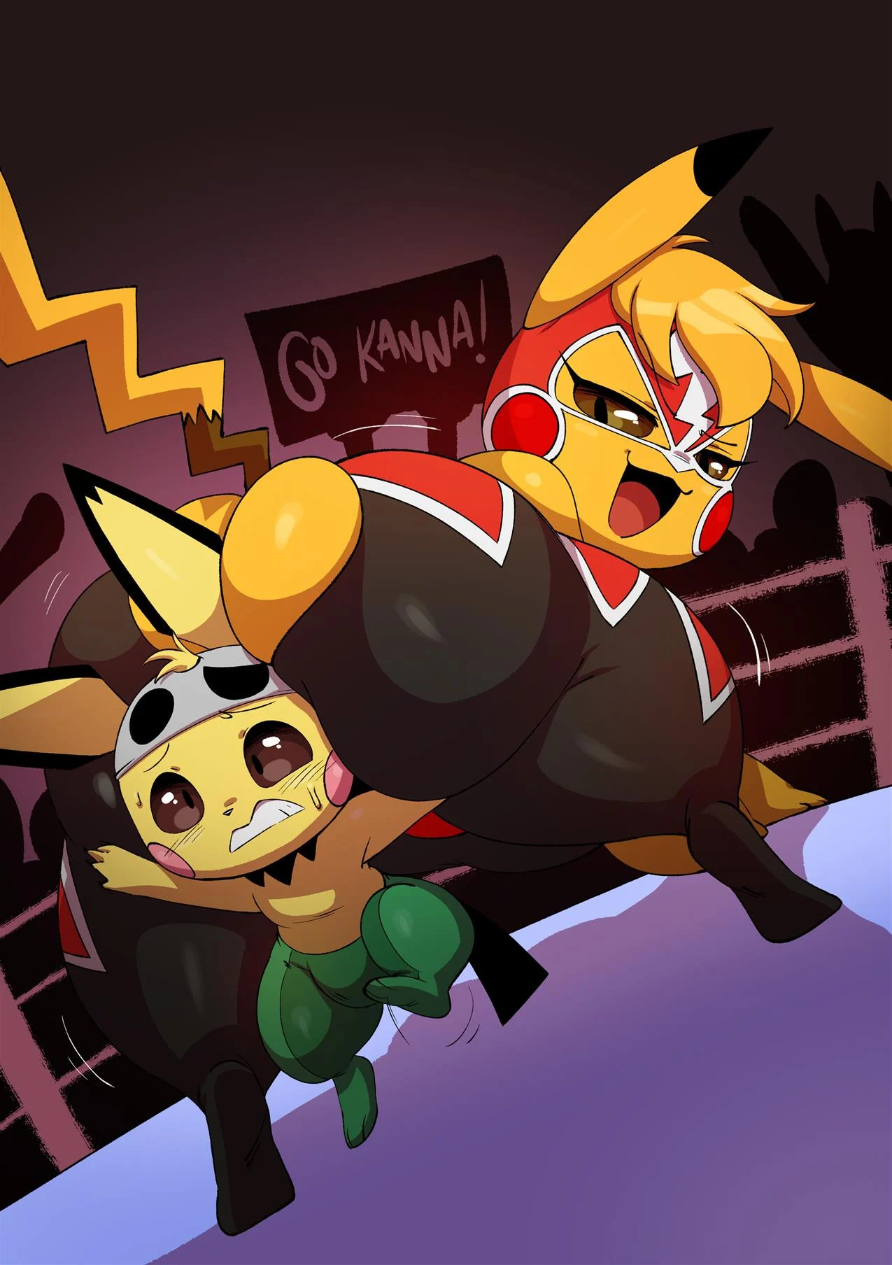 Kanna enfrenta Leroy &ndash; Furry &ndash; PT-BR