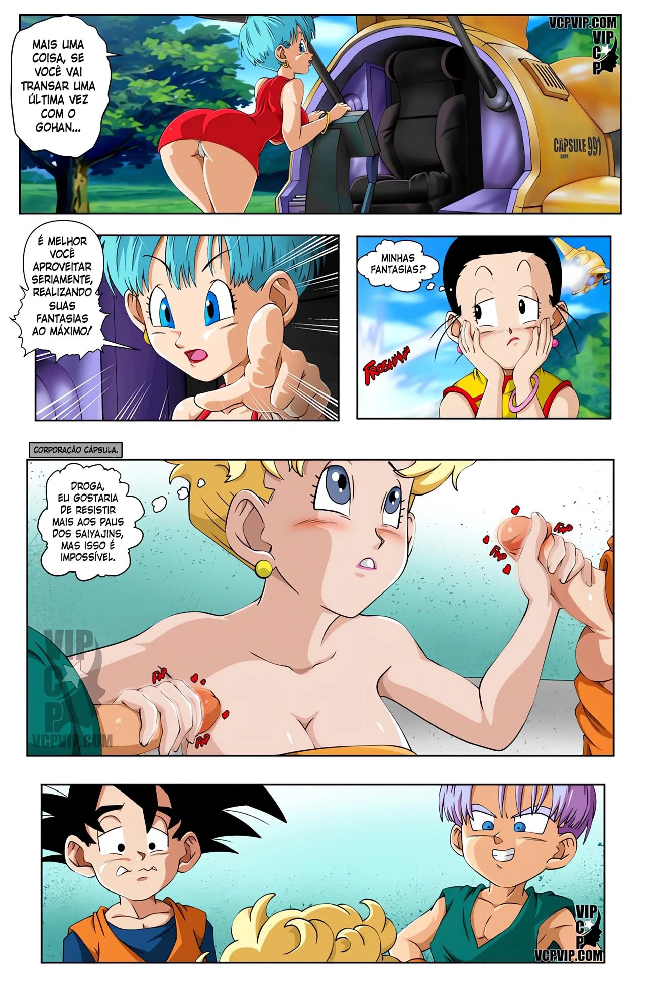 Leitinho para a Mam&atilde;e 3 &ndash; Dragon Ball Hentai &ndash; Tradu&ccedil;&atilde;o Completa