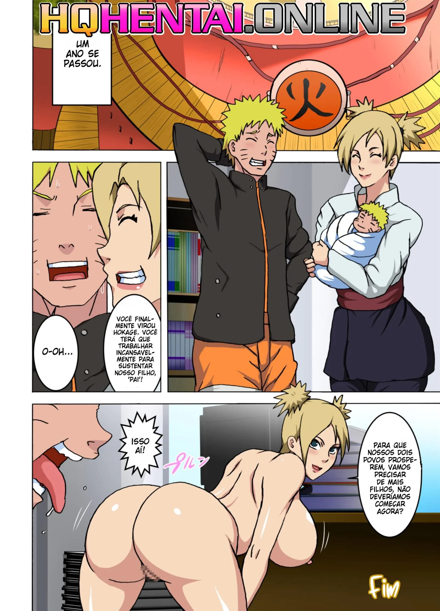 Lua de mel de Naruto e Temari &ndash; Doujin &ndash; Ler Quadrinho Porno PT-BR