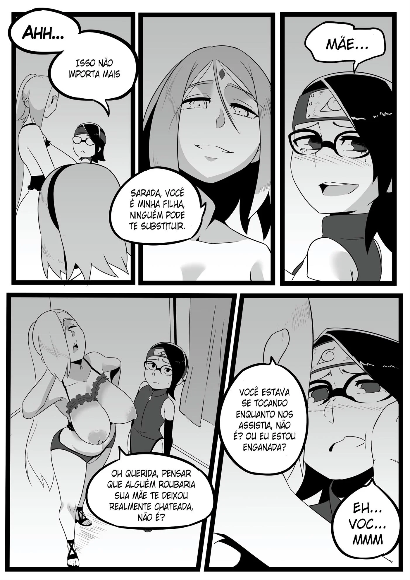 M&atilde;e imoral 3 &ndash; Boruto Hentai &ndash; Exclusivo aqui