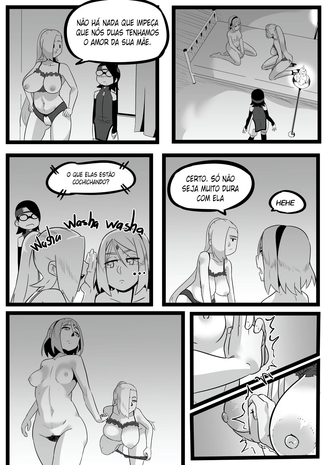 M&atilde;e imoral 3 &ndash; Boruto Hentai &ndash; Exclusivo aqui