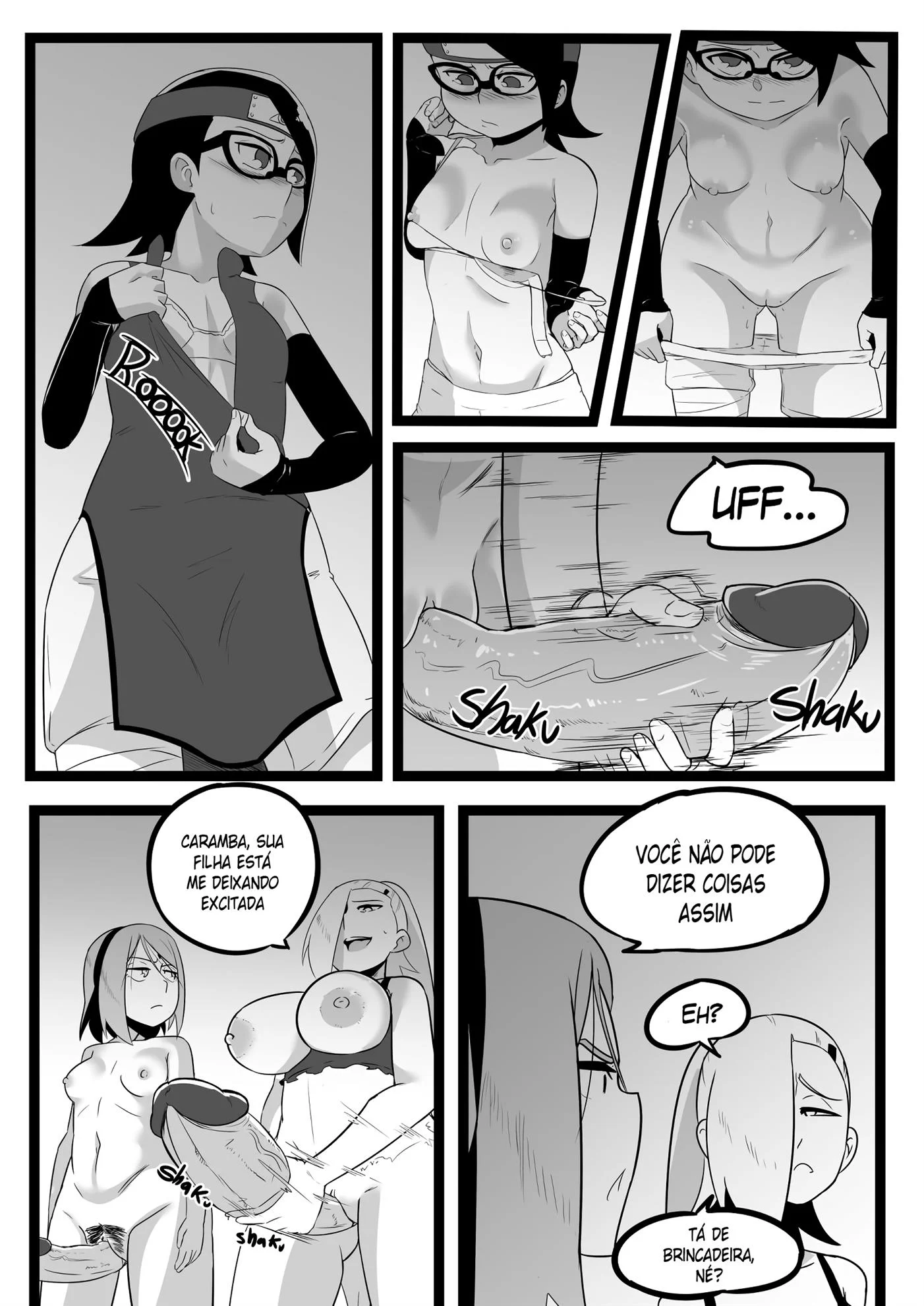 M&atilde;e imoral 3 &ndash; Boruto Hentai &ndash; Exclusivo aqui