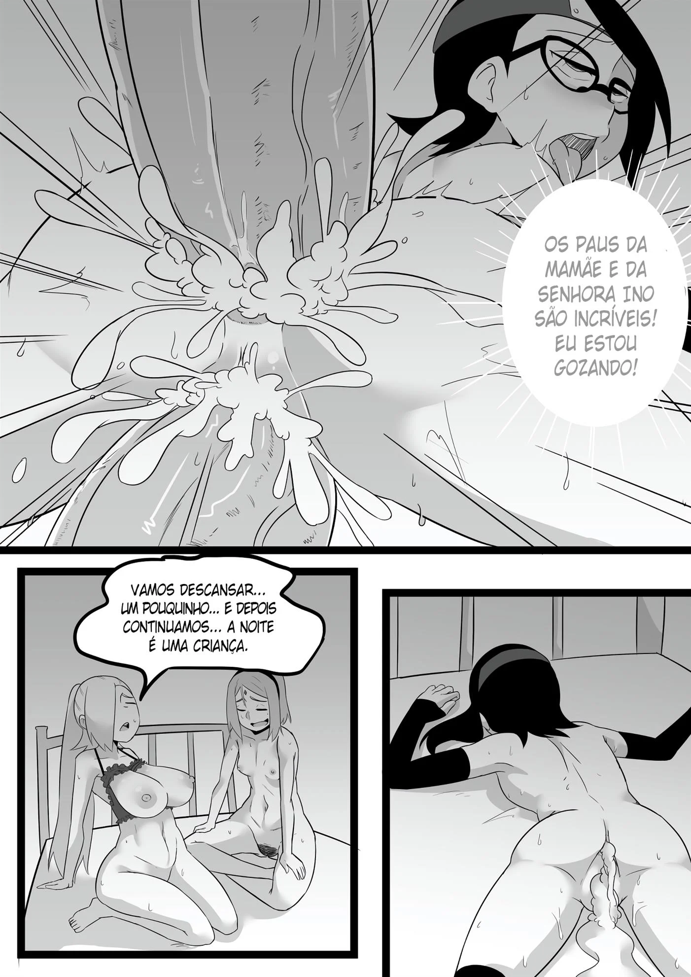 M&atilde;e imoral 3 &ndash; Boruto Hentai &ndash; Exclusivo aqui