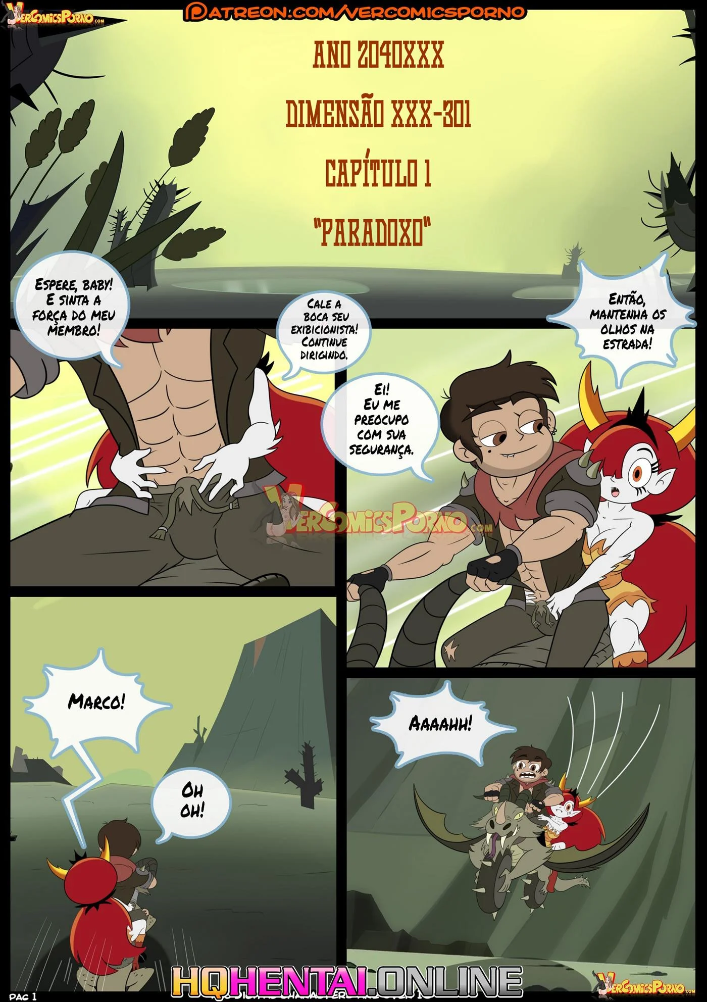 Marco vs as forças do tempo – Star vs. As Forças do Mal Hentai – Tradução revisada