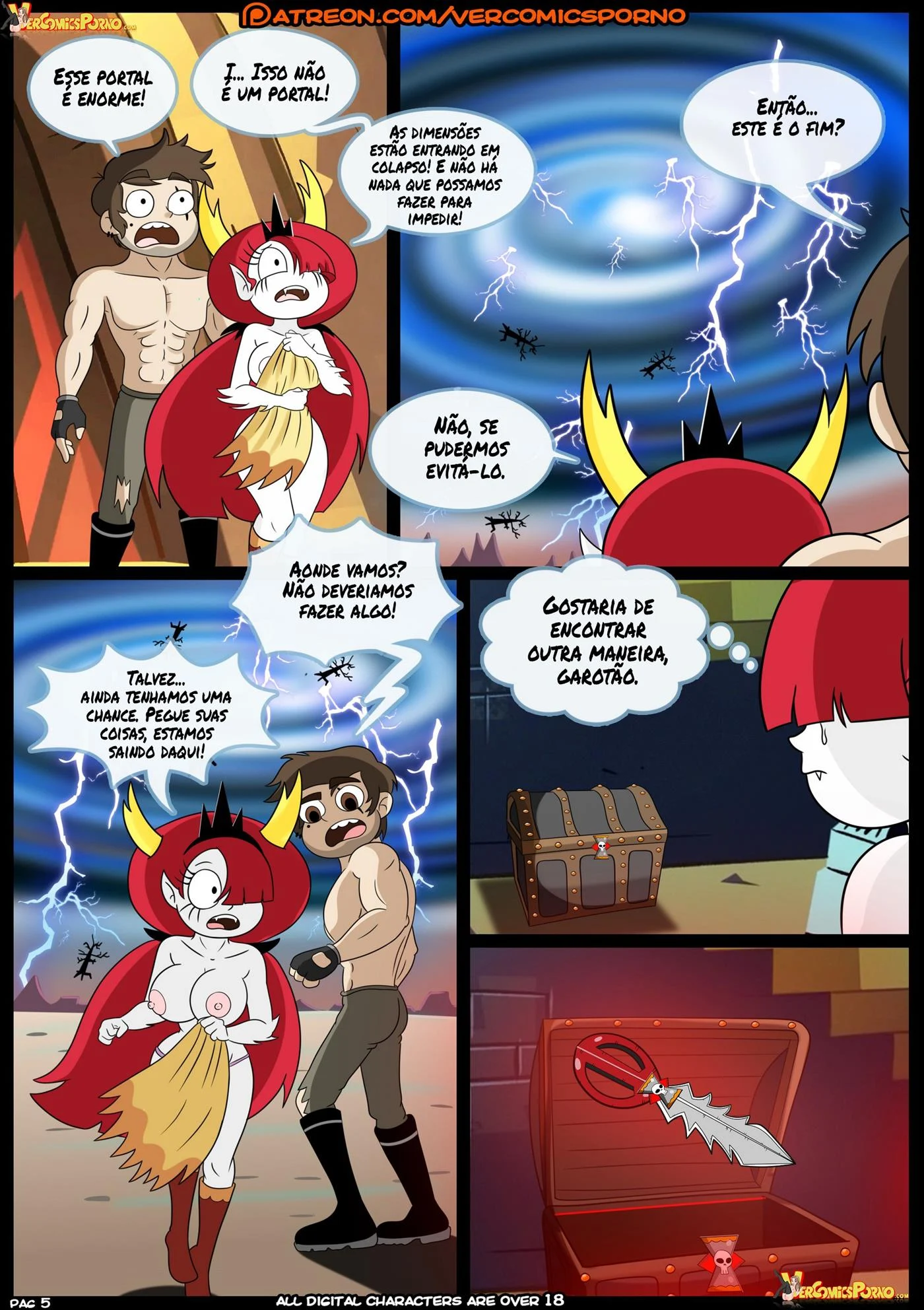 Marco vs as forças do tempo – Star vs. As Forças do Mal Hentai – Tradução revisada