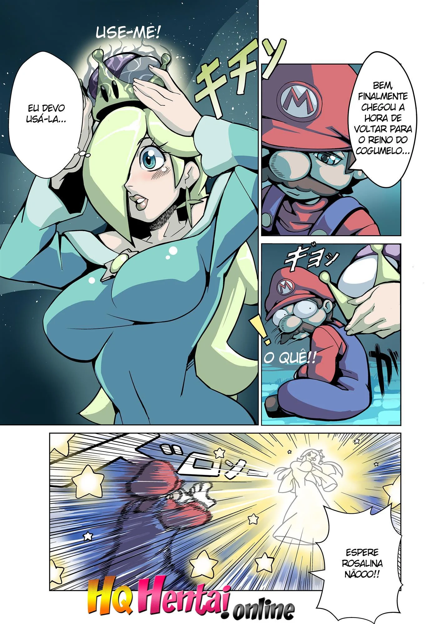 Mario fodendo Rosalina &ndash; Boquete &ndash; Todo em PT-BR