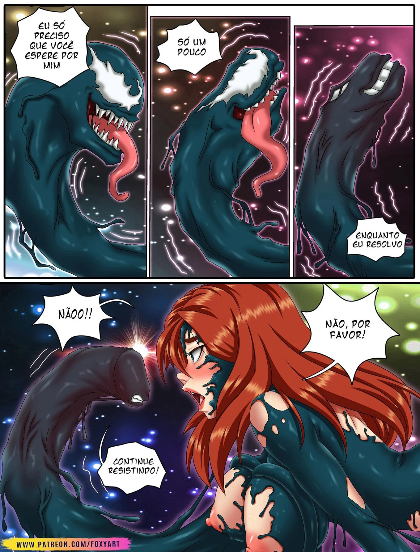 Mary Jane e Venom &ndash; Anal &ndash; Sem Censura