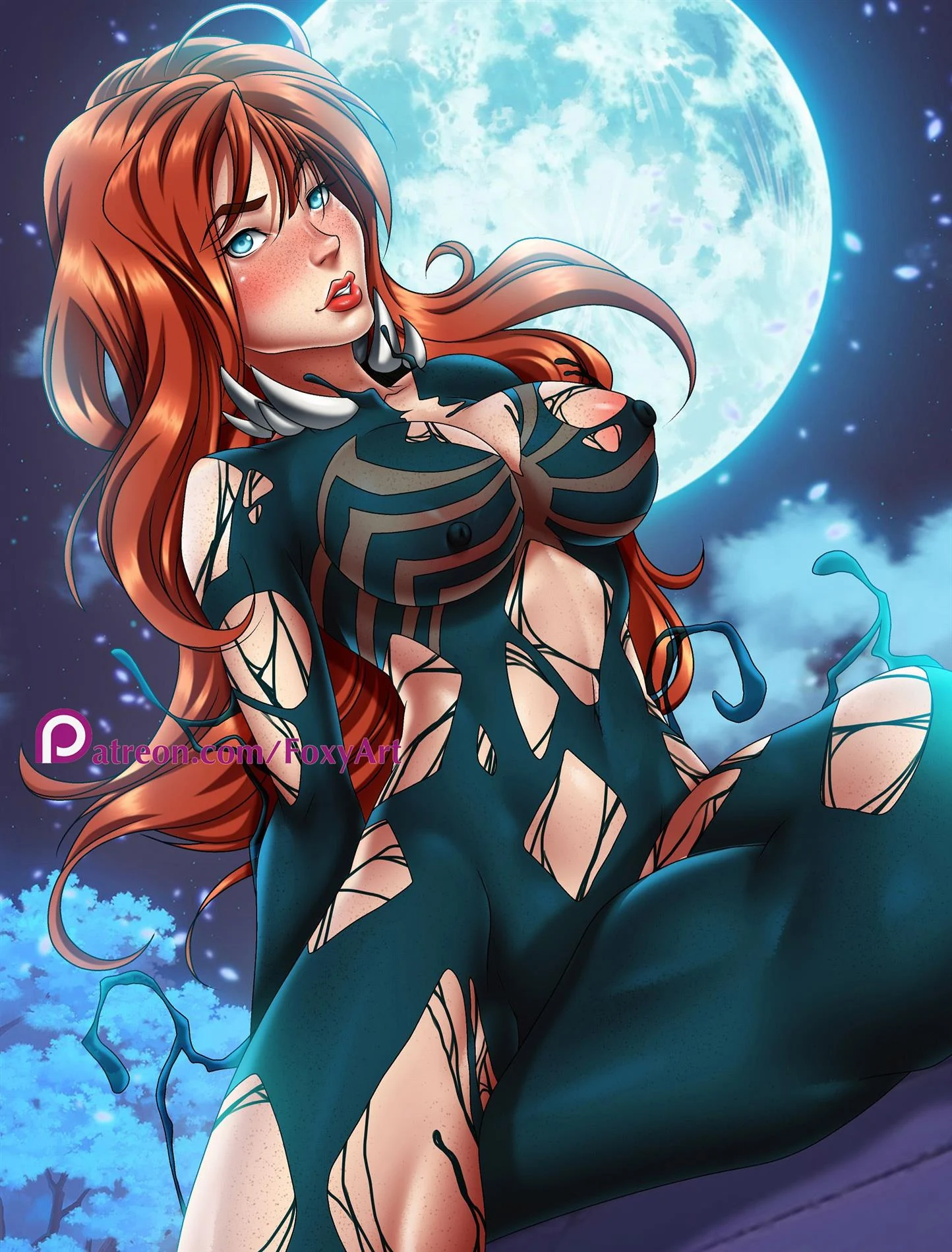 Mary Jane e Venom &ndash; Anal &ndash; Sem Censura