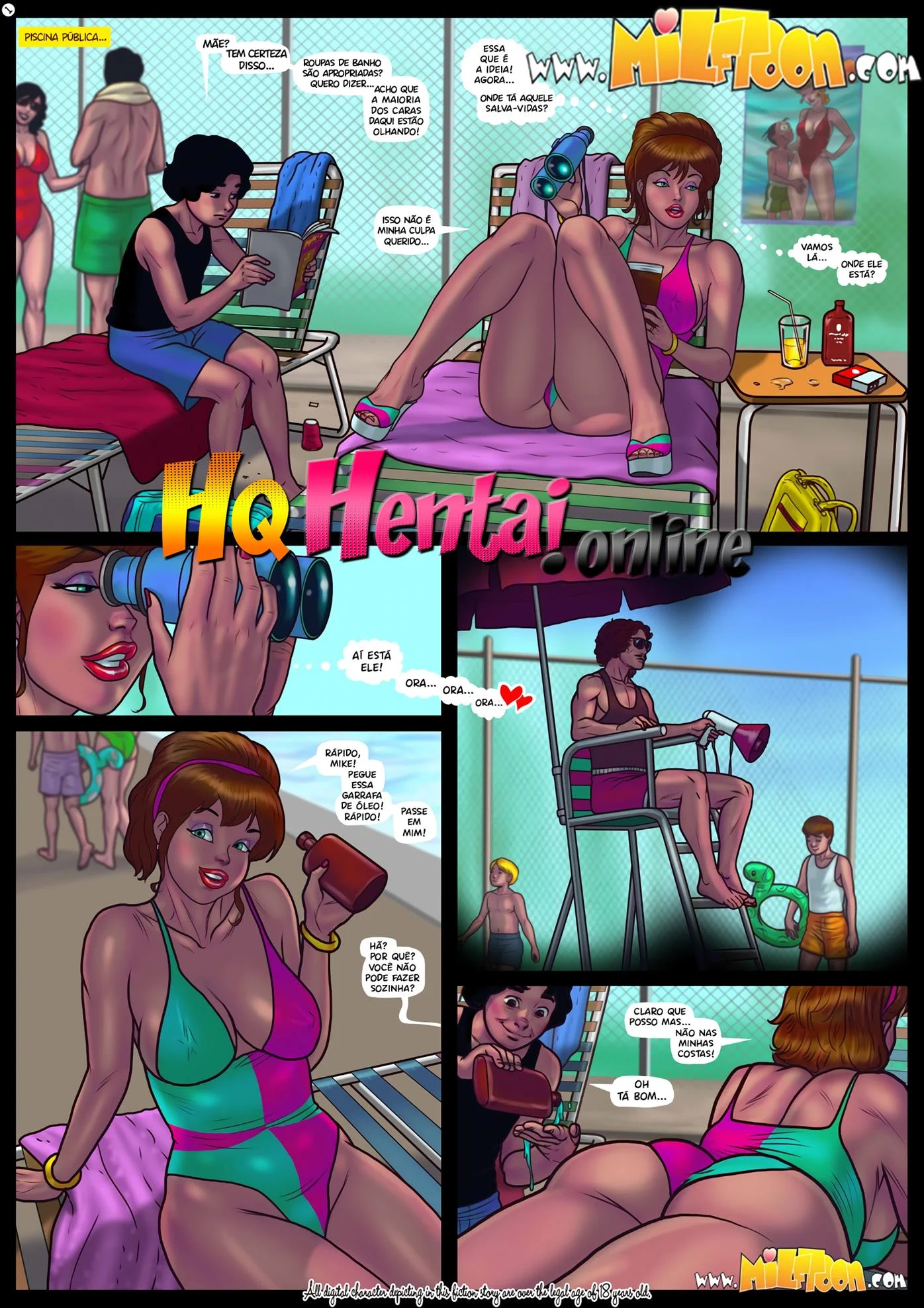 Minha m&atilde;e &eacute; ex &ndash; HQ de Sexo &ndash; Hentai em Portugu&ecirc;s