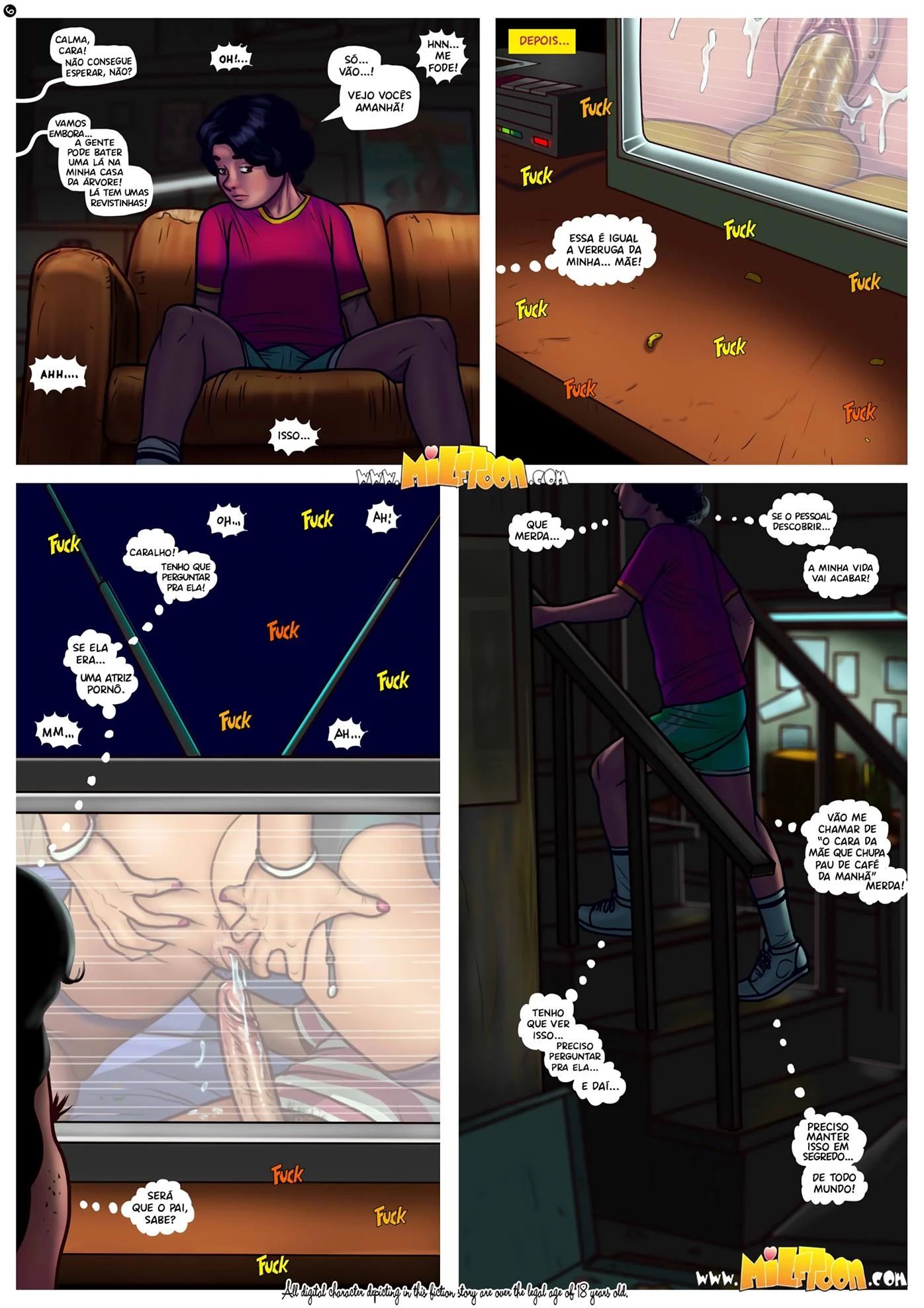 Minha m&atilde;e &eacute; ex &ndash; HQ de Sexo &ndash; Hentai em Portugu&ecirc;s