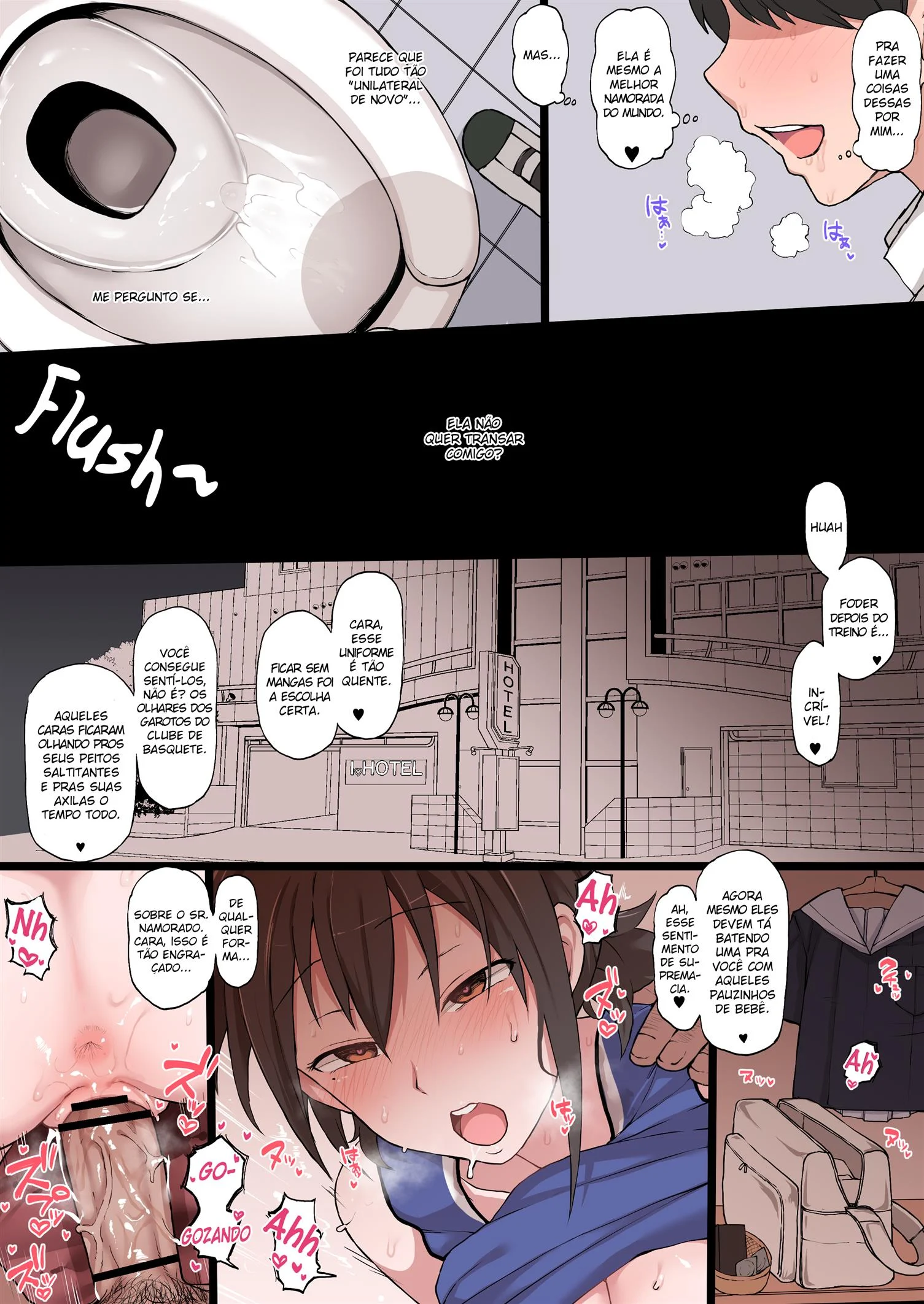 Minha namorada viciou no pauzão do Sensei – Doujin – Tradução Nacional Minha namorada viciou no pauzão do Sensei – Doujin – Tradução Nacional