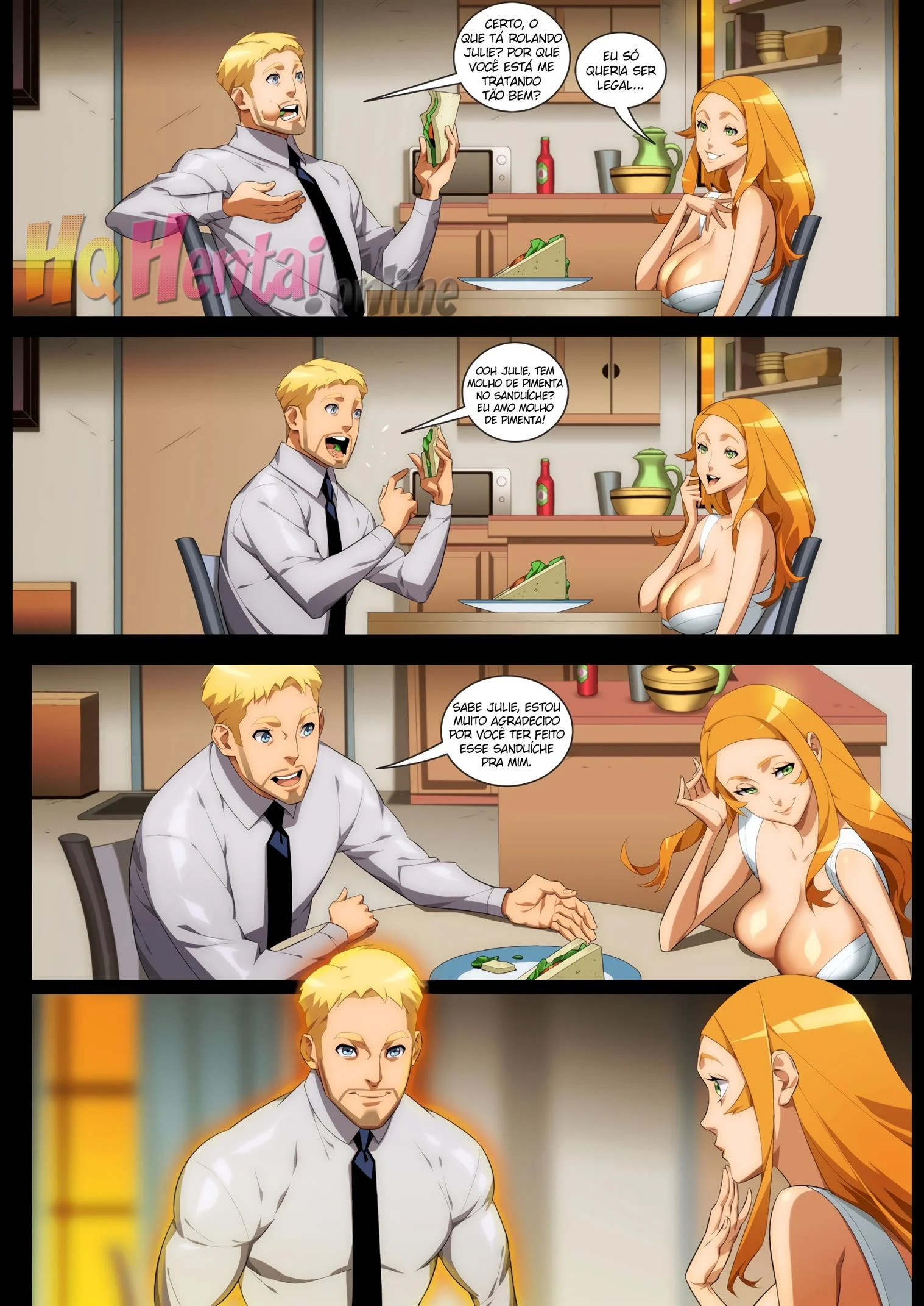 Molho do Tes&atilde;o &ndash; Pau Grande &ndash; Hentai em Portugu&ecirc;s