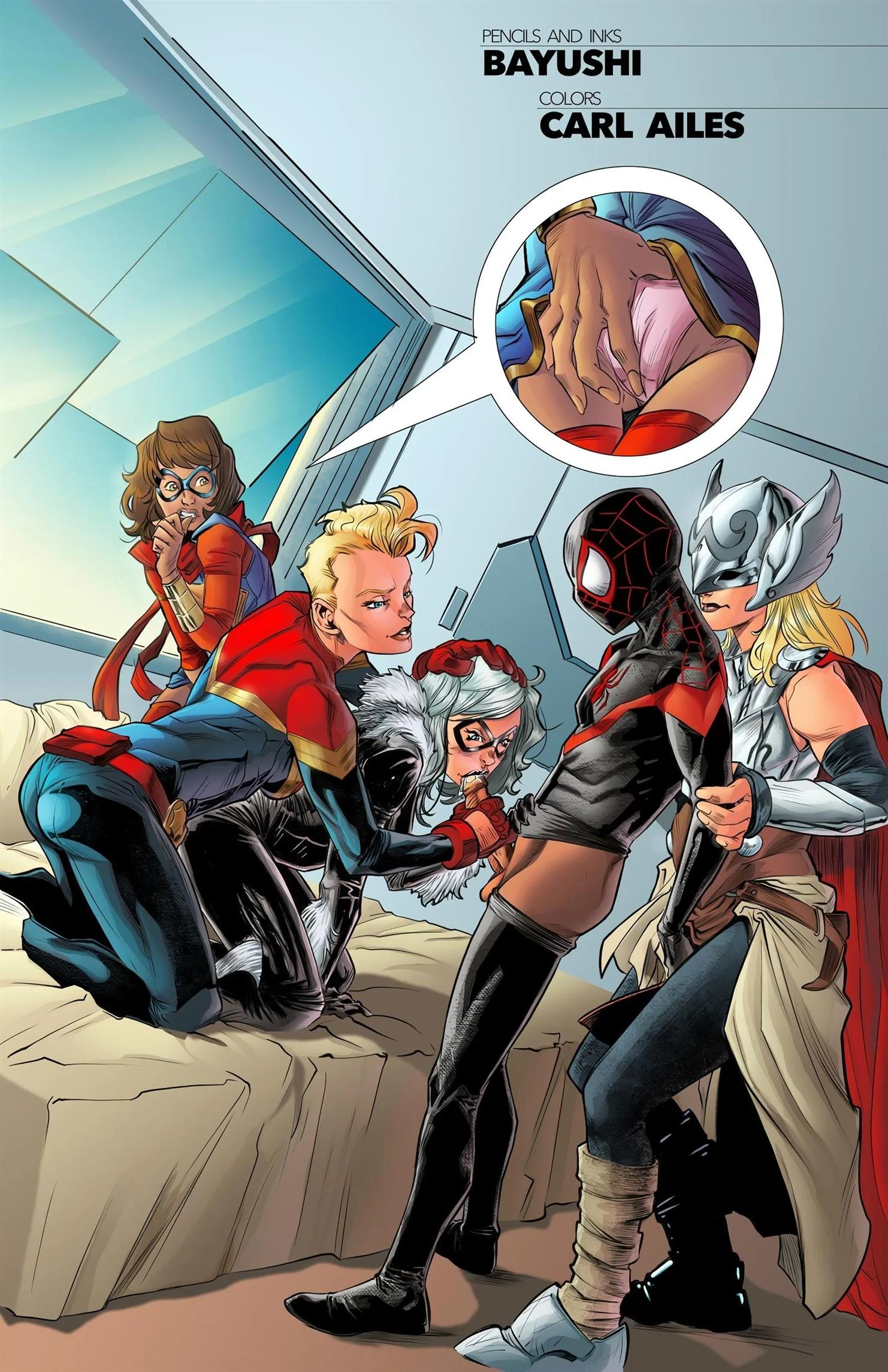 Ms. Marvel e Homem – HQ Pornô – Exclusivo aqui