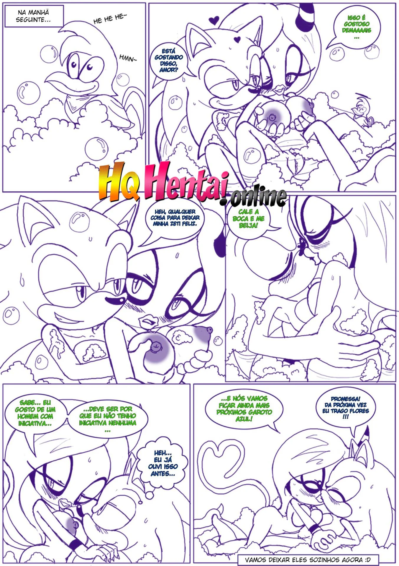 Noite de sexo do Sonic – Sonic Hentai – PT-BR