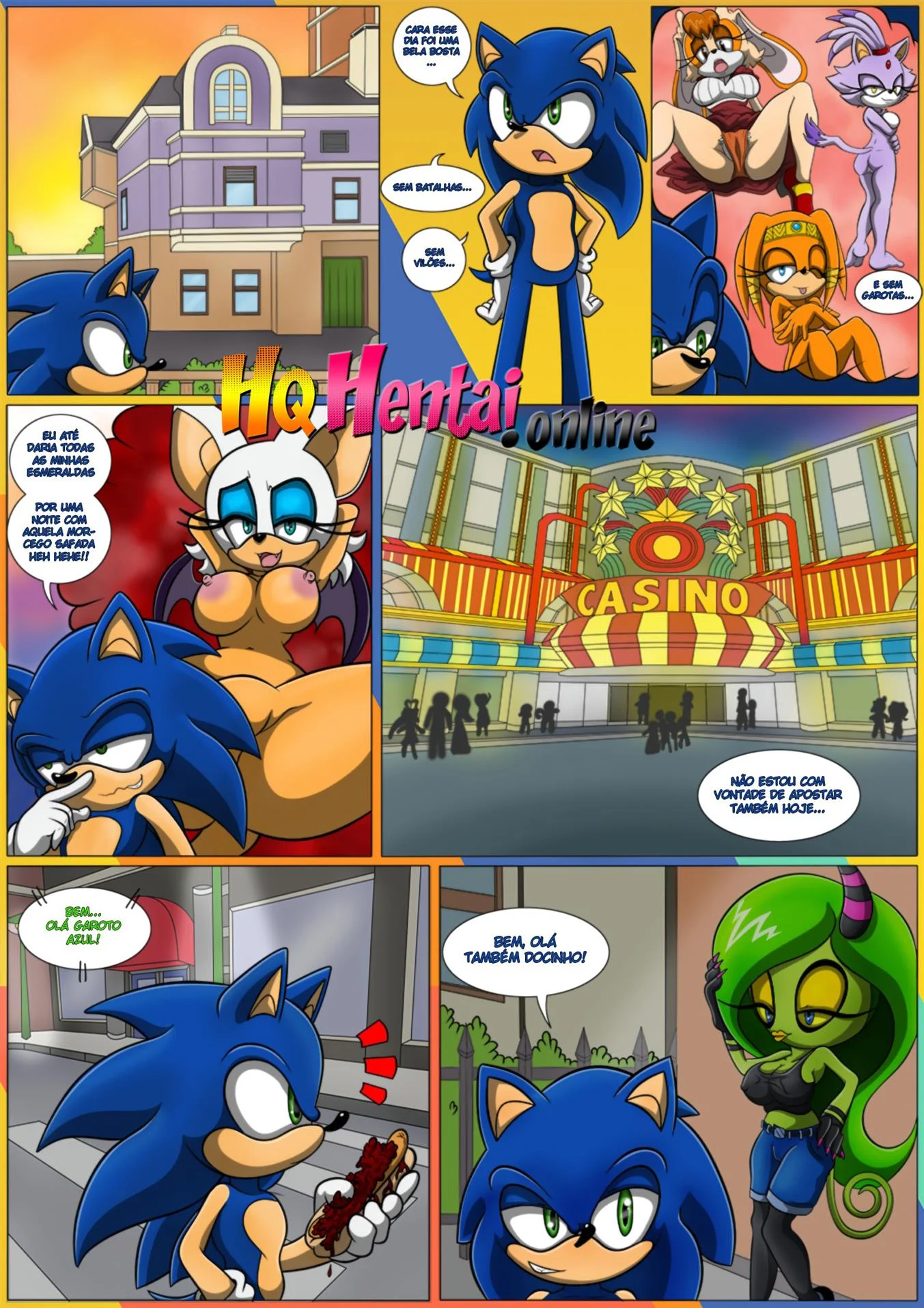 Noite de sexo do Sonic – Sonic Hentai – PT-BR