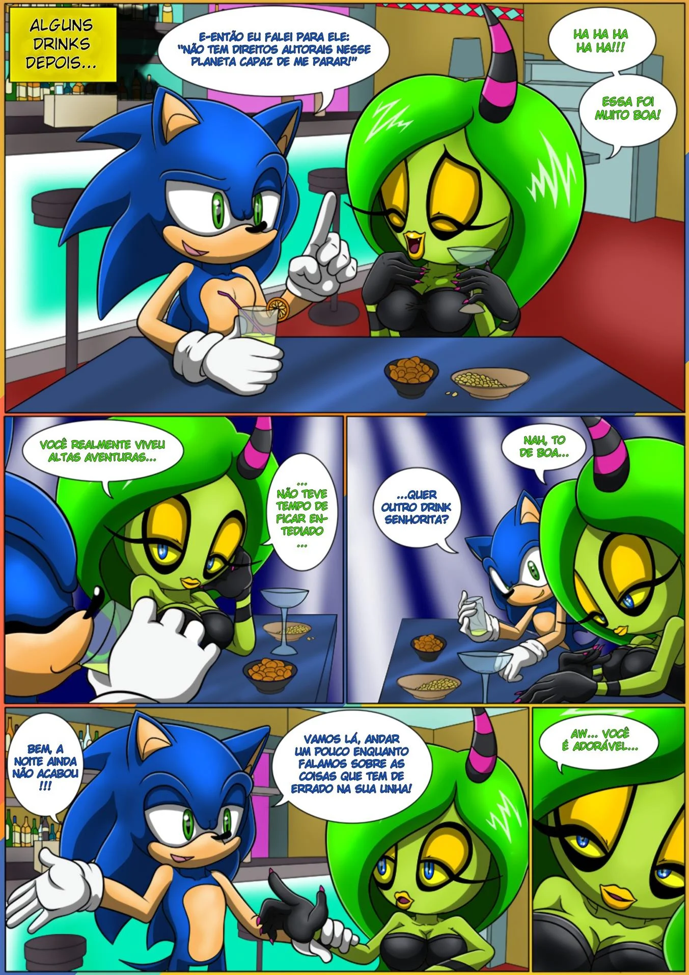 Noite de sexo do Sonic – Sonic Hentai – PT-BR