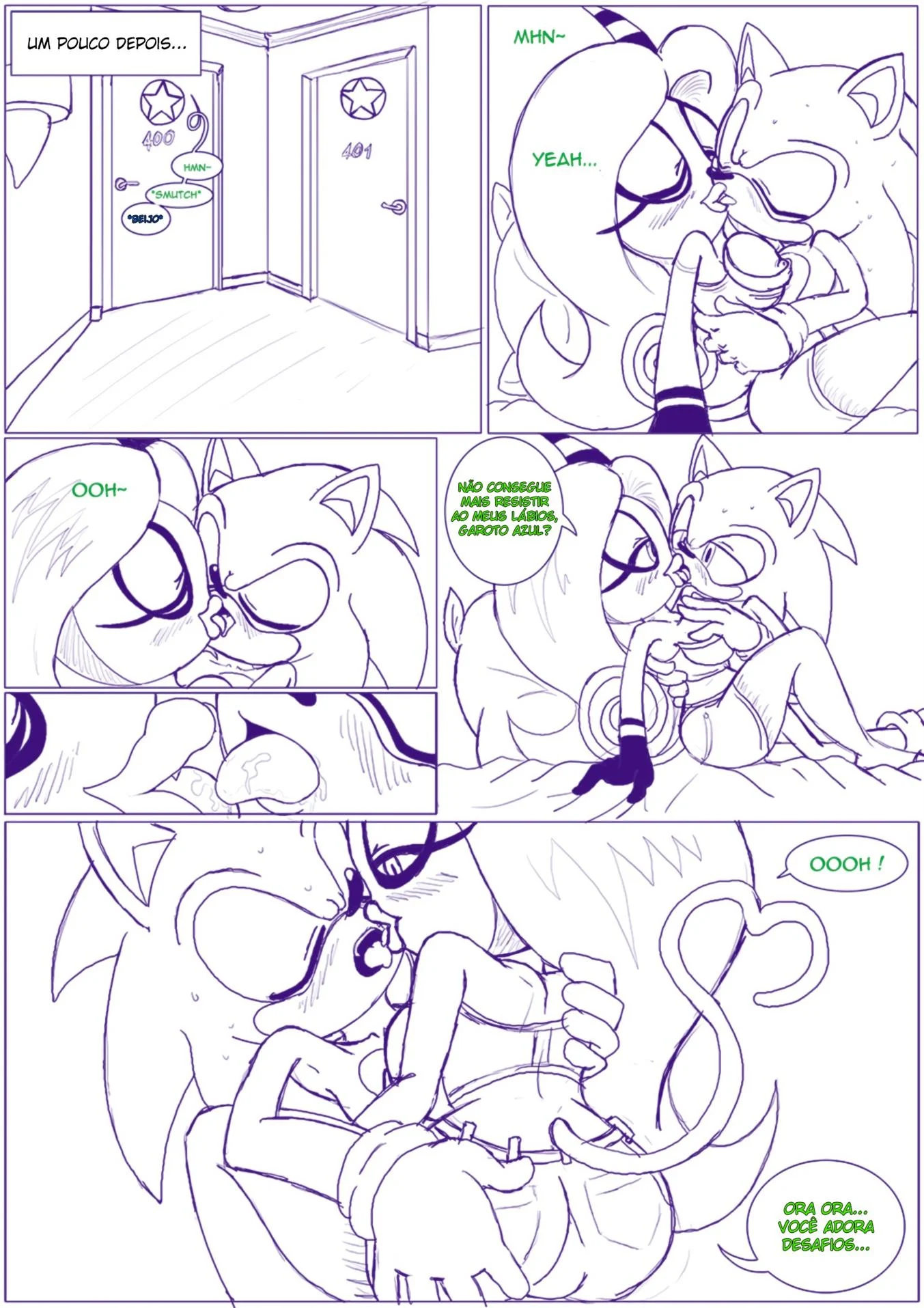 Noite de sexo do Sonic – Sonic Hentai – PT-BR