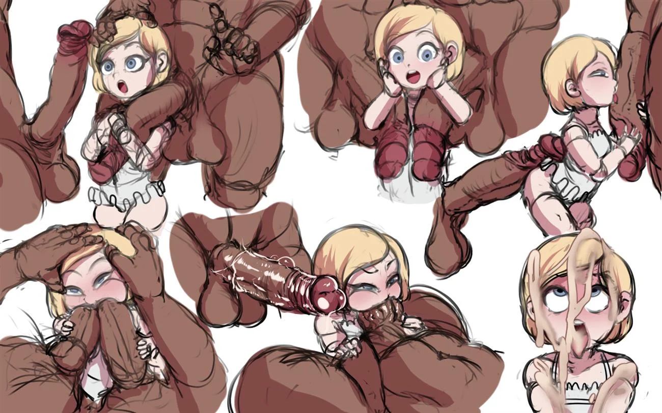 Novinha Loira deu pros Neg&otilde;es &ndash; Loira &ndash; Exclusivo aqui