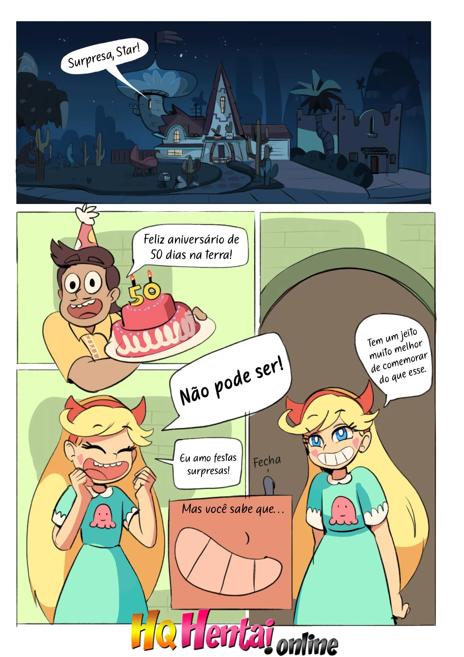 O Anivers&aacute;rio da Star &ndash; Novinha &ndash; Quadrinho em Portugu&ecirc;s PT-BR