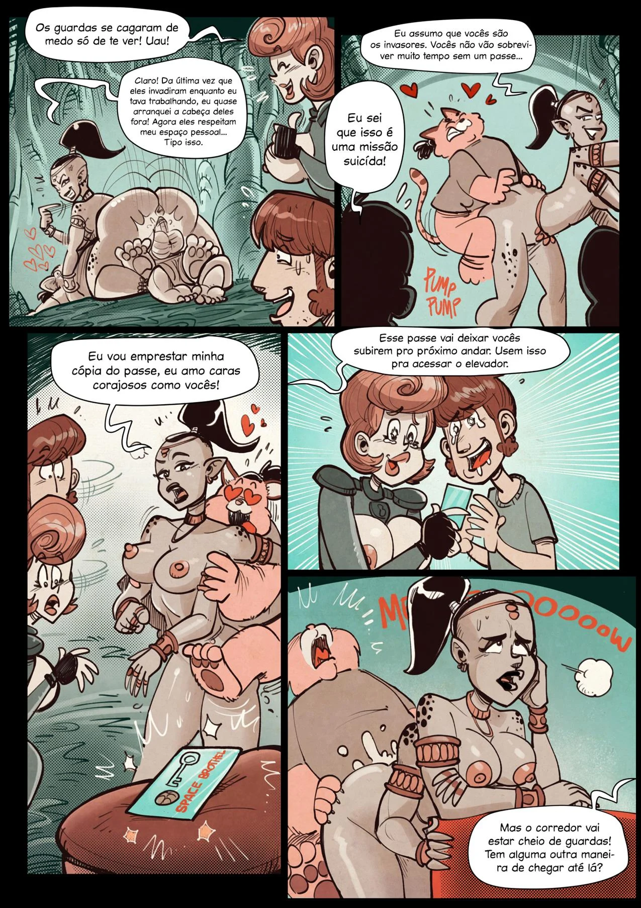 O bordel espacial &ndash; Bukkake &ndash; Em Portugu&ecirc;s