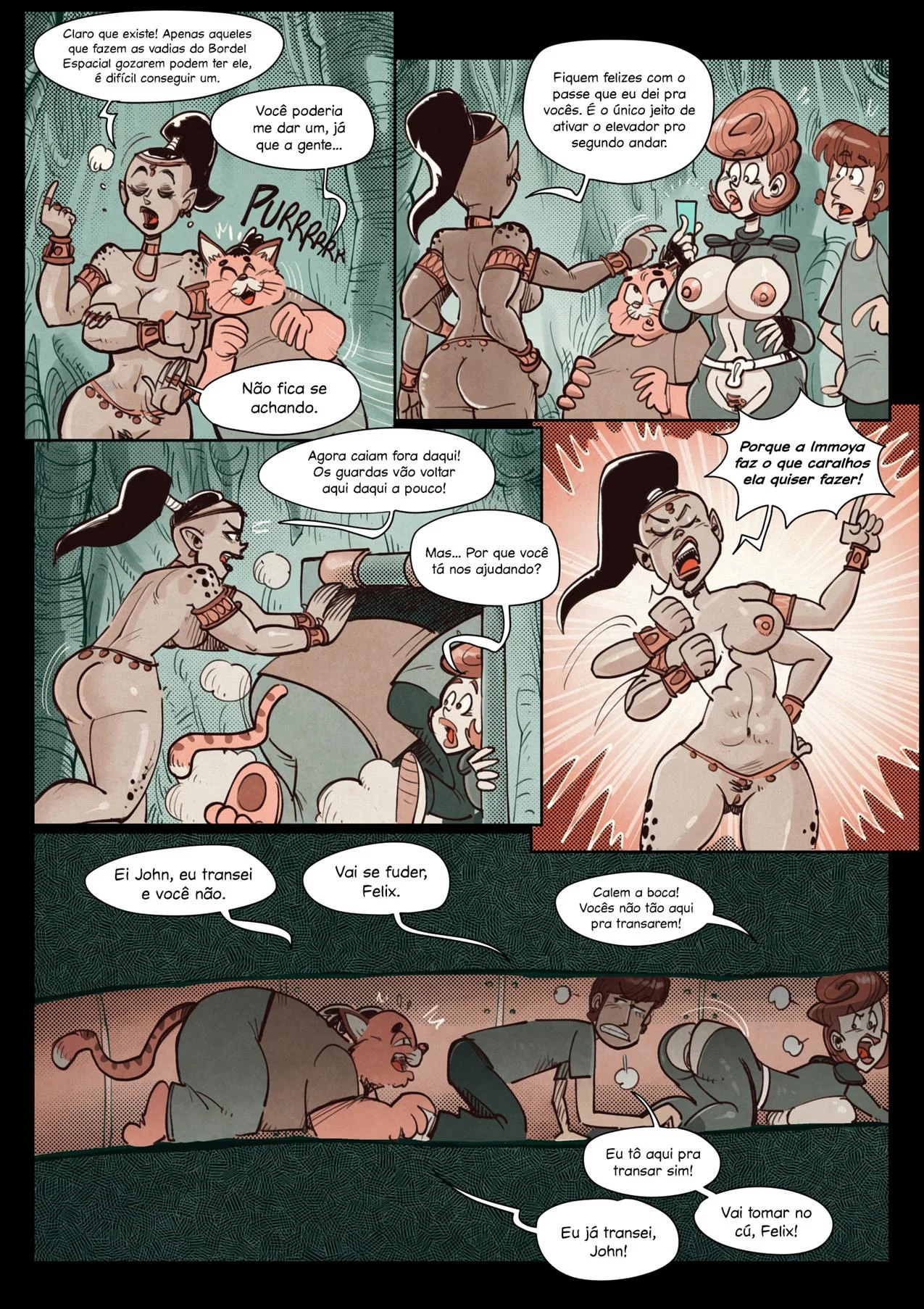 O bordel espacial &ndash; Bukkake &ndash; Em Portugu&ecirc;s