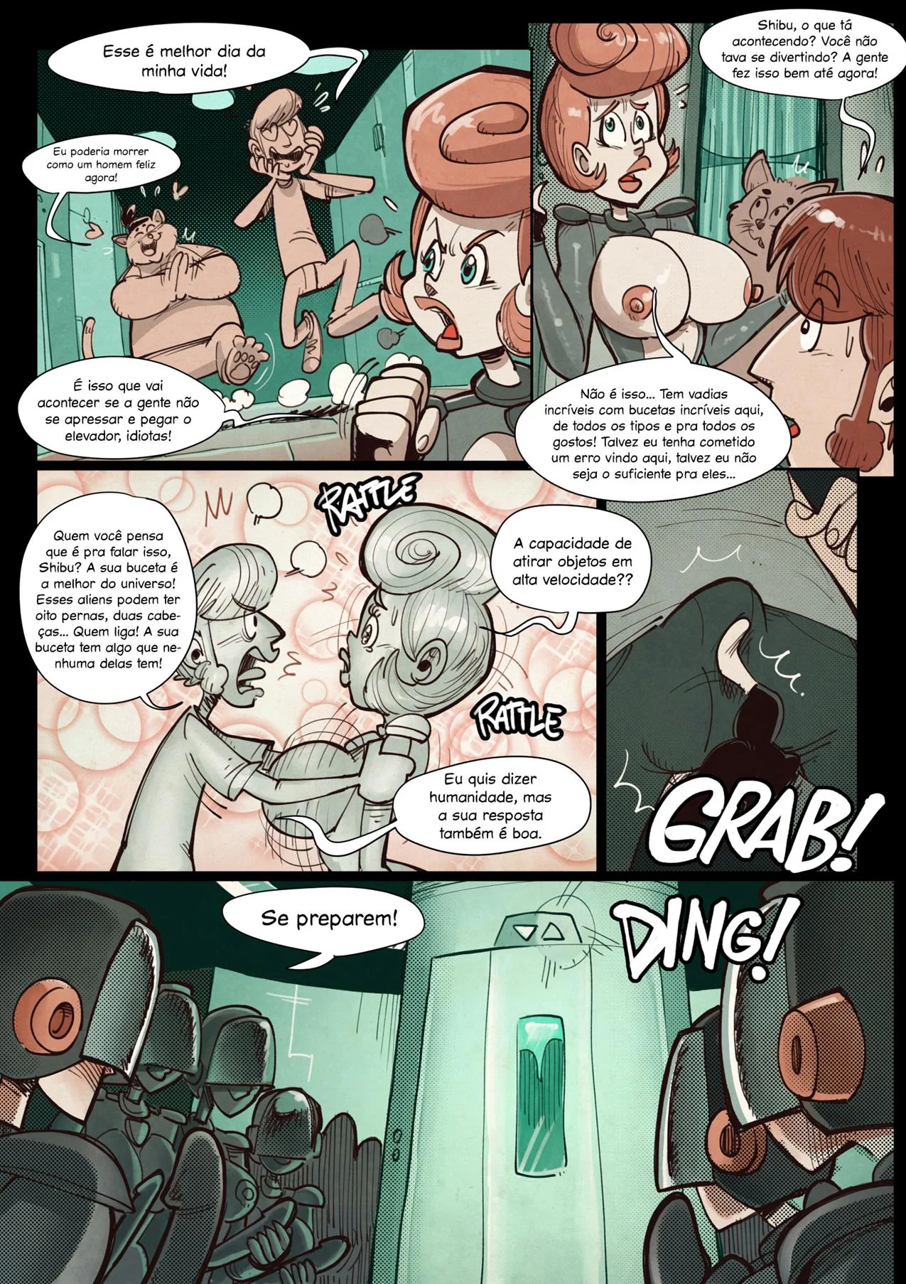 O bordel espacial &ndash; Bukkake &ndash; Em Portugu&ecirc;s