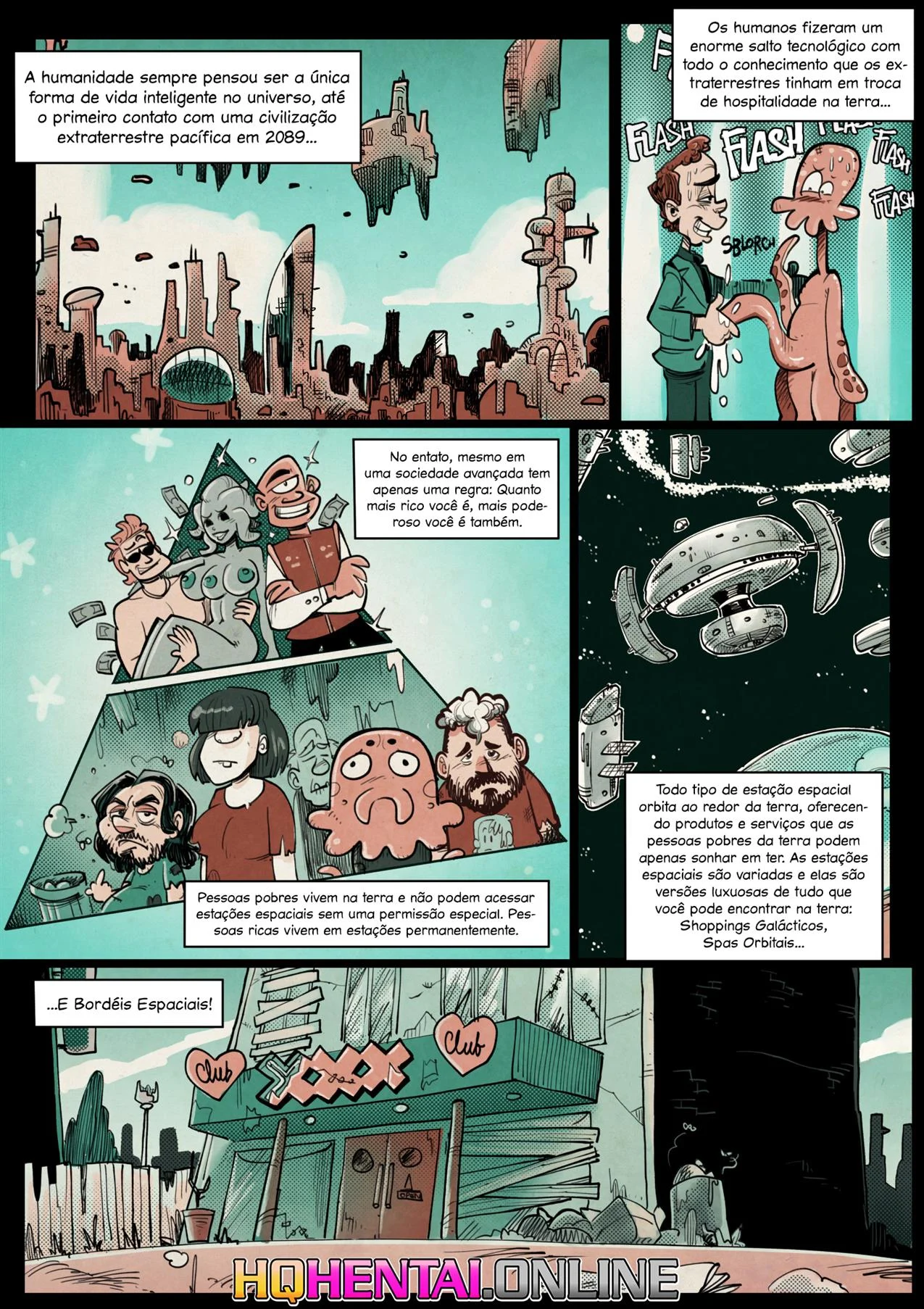 O bordel espacial &ndash; Bukkake &ndash; Em Portugu&ecirc;s