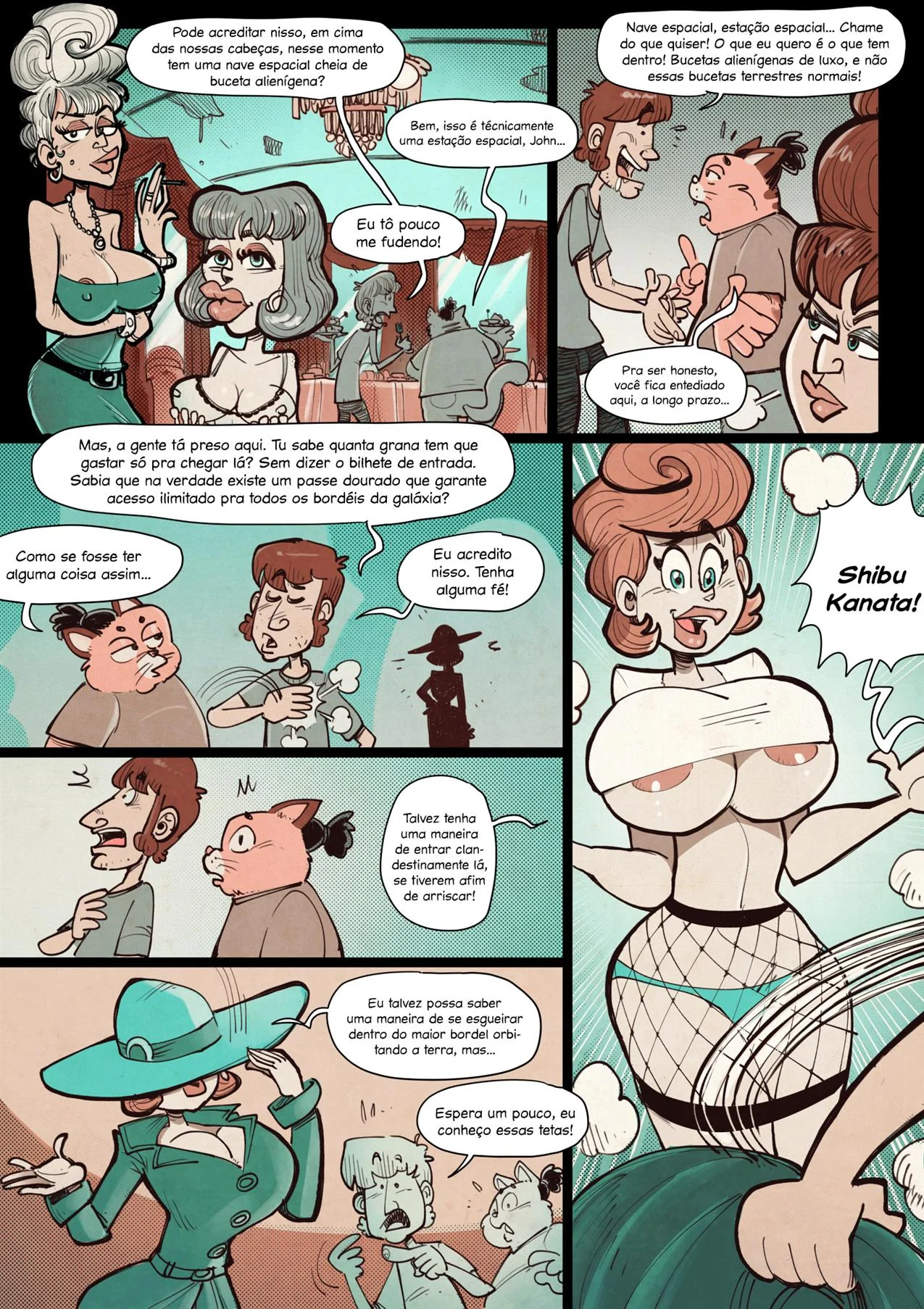 O bordel espacial &ndash; Bukkake &ndash; Em Portugu&ecirc;s