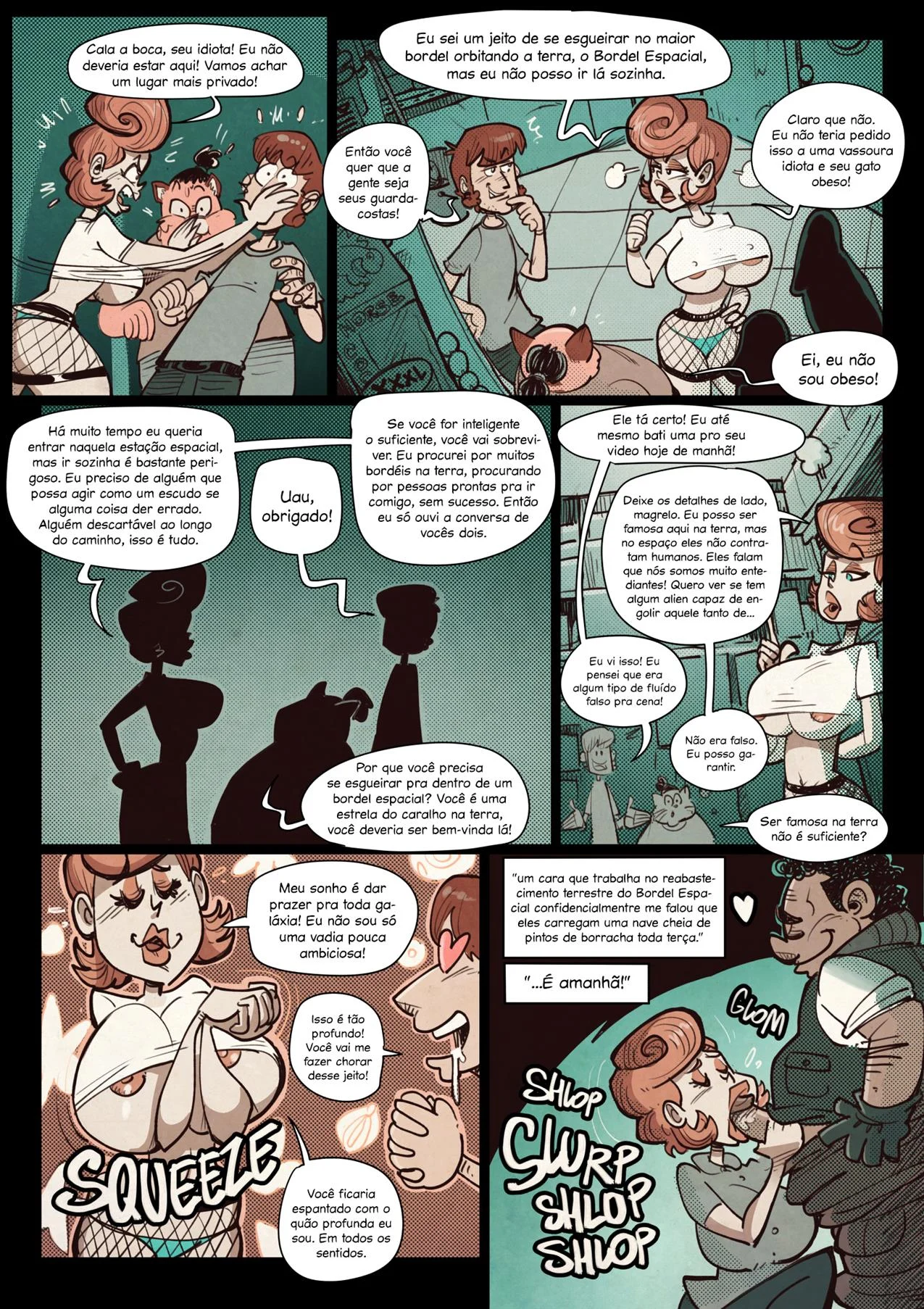 O bordel espacial &ndash; Bukkake &ndash; Em Portugu&ecirc;s