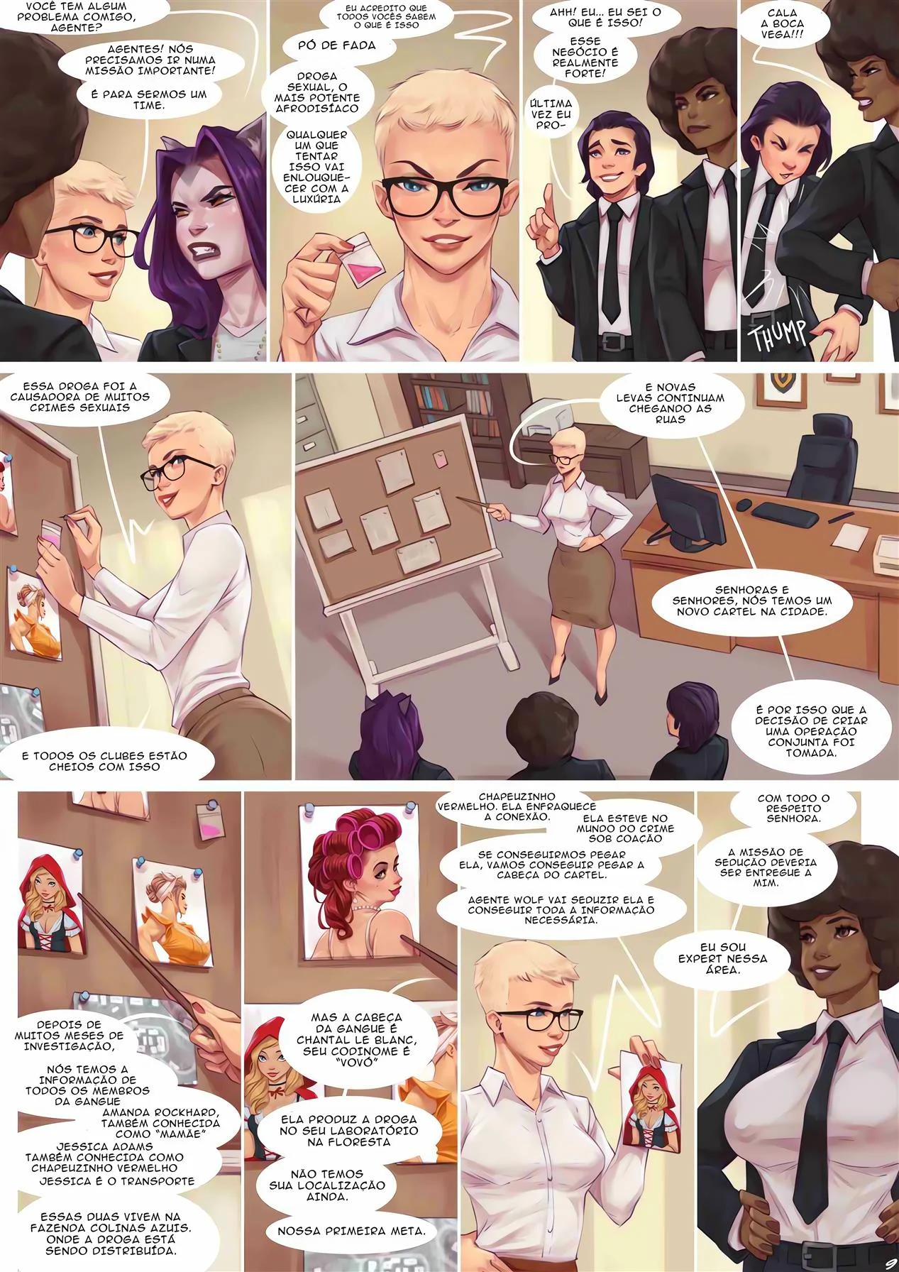 O caso quente da Chapeuzinho Vermelho – Bundão – Quadrinho De Sexo Em PT-BR O caso quente da Chapeuzinho Vermelho – Bundão – Quadrinho De Sexo Em PT-BR