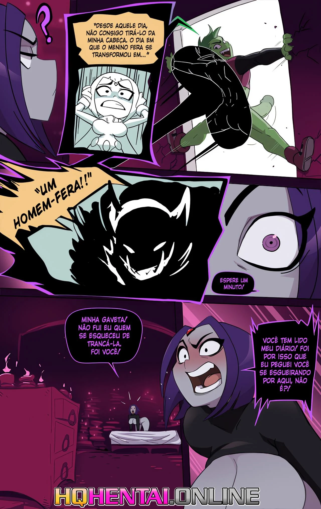 O descanso de Ravena – Cartoon – Ler Quadrinho Porno PT-BR