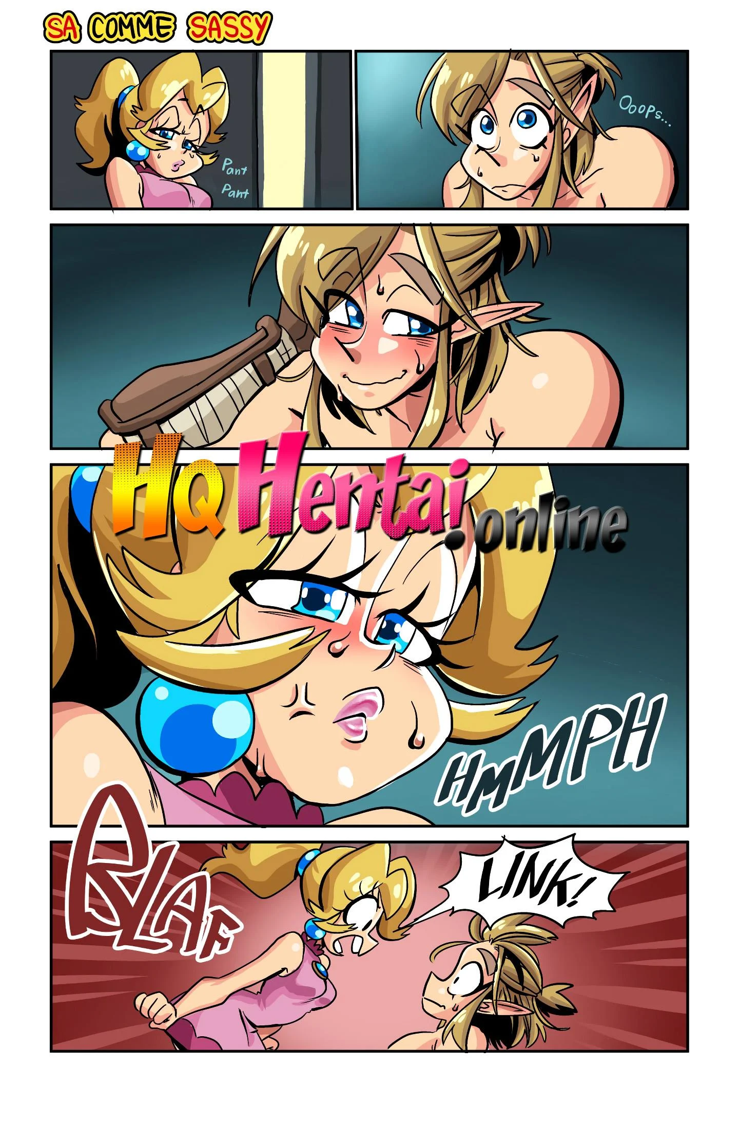 O her&oacute;i de Hyrule &ndash; Super Mario Hentai &ndash; Legendas em PT-BR