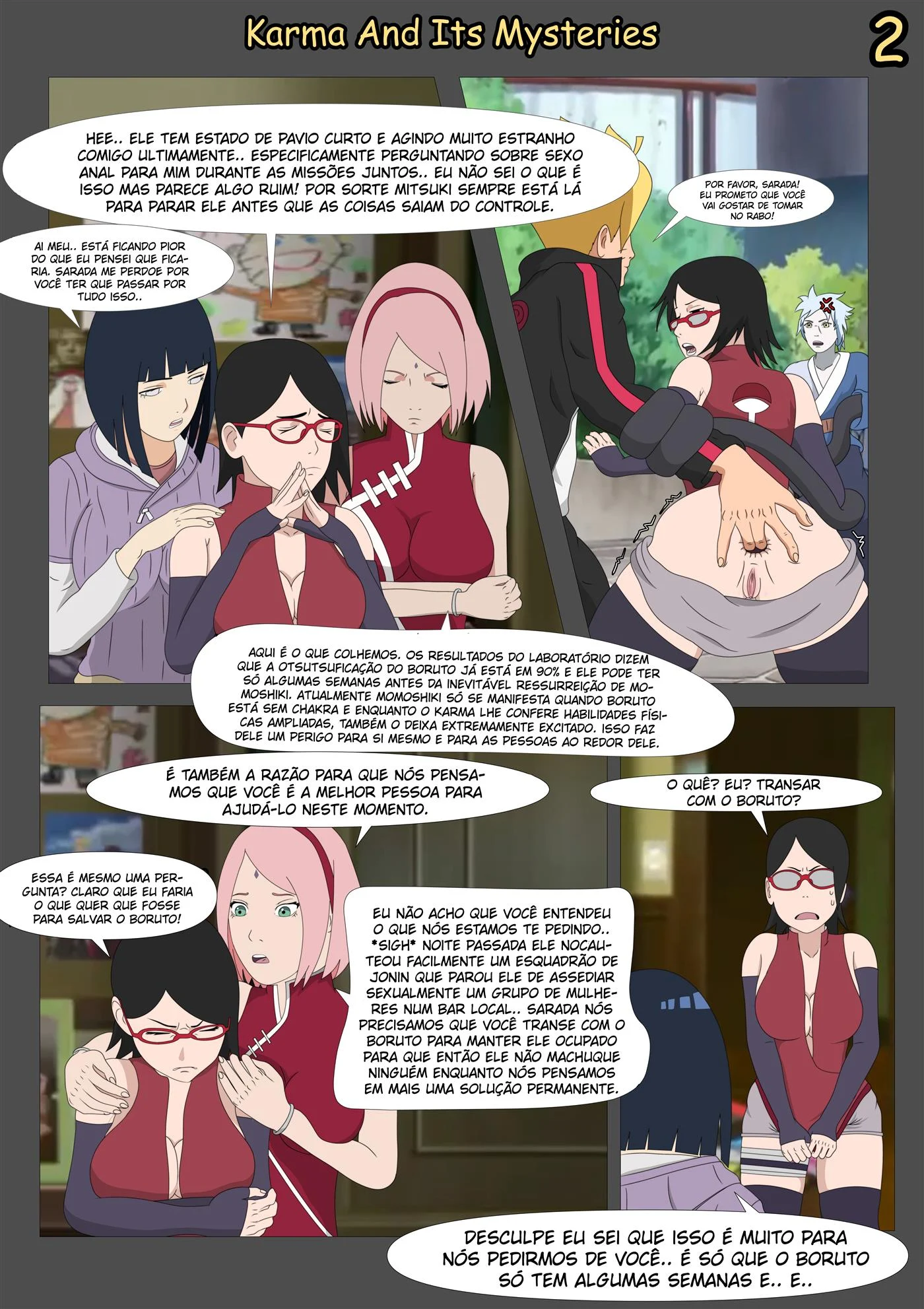 O karma de Boruto – HQ Hentai – Hentai em Português