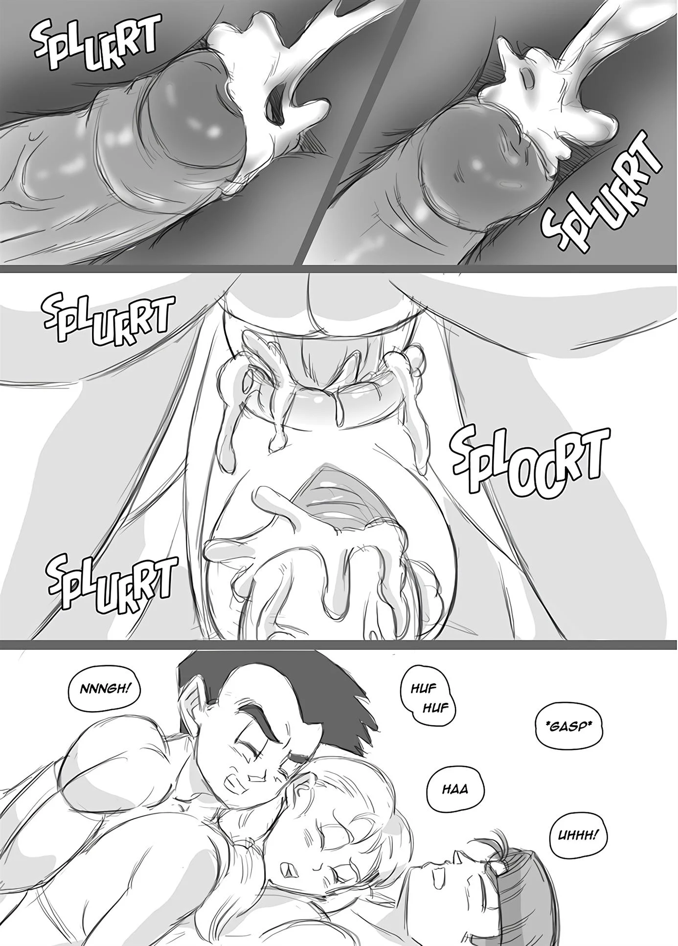 O menage com Marron &ndash; Dragon Ball Hentai &ndash; Hentai em Portugu&ecirc;s