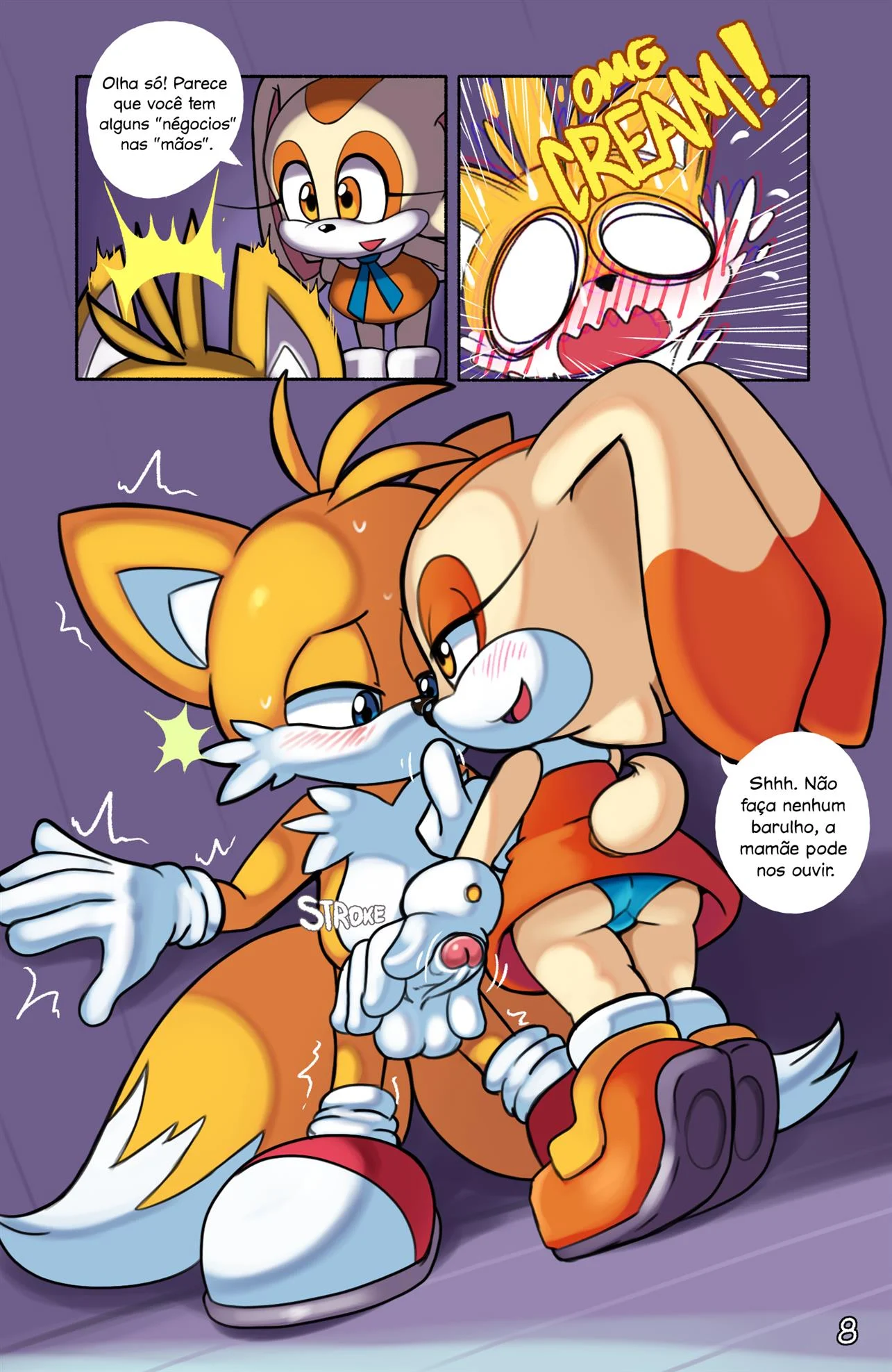 O Momento Gamer do Tails &ndash; Quadrinhos Eroticos &ndash; PT-BR